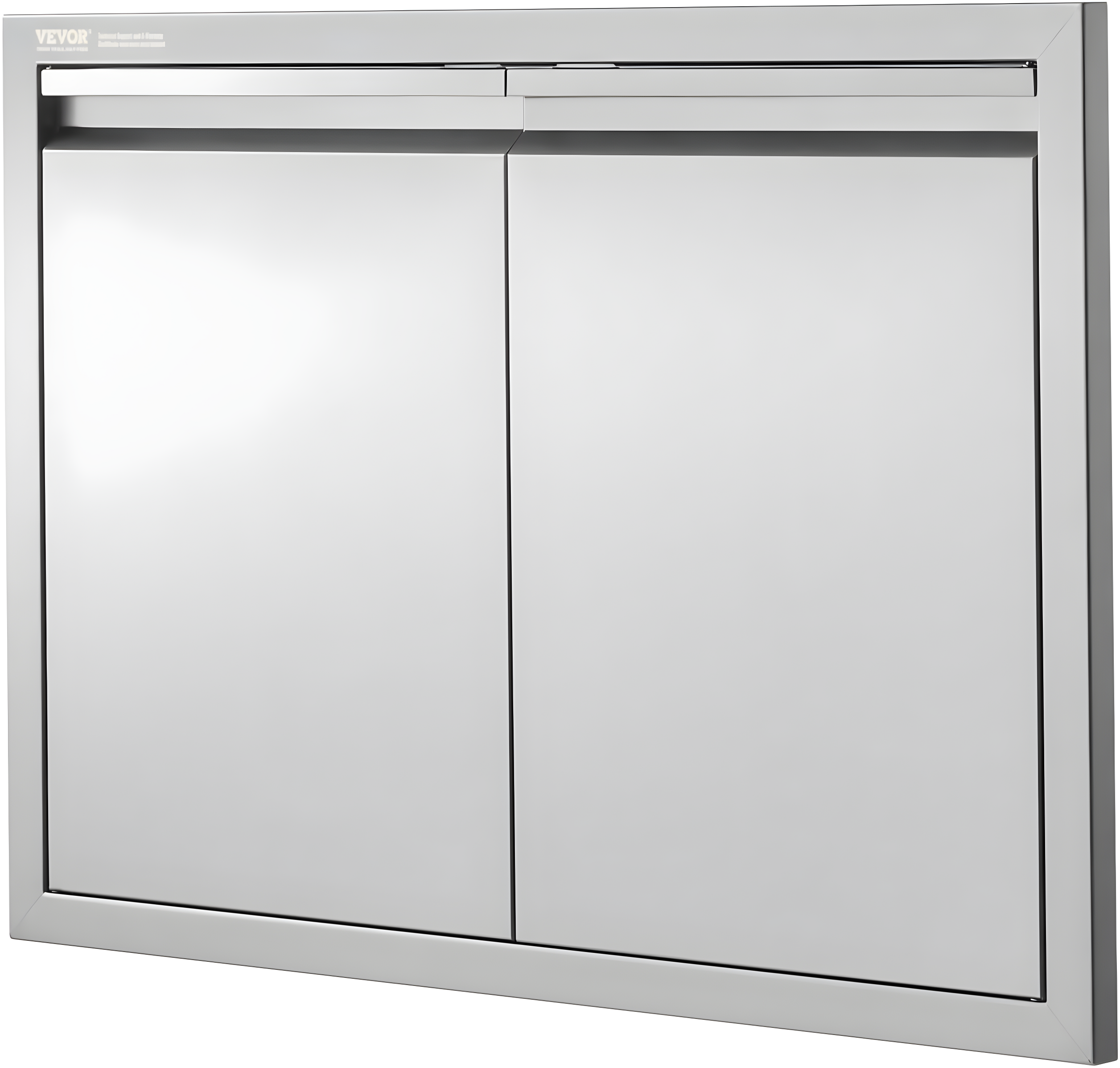 Stainless Steel Double BBQ Access Door with Hooks