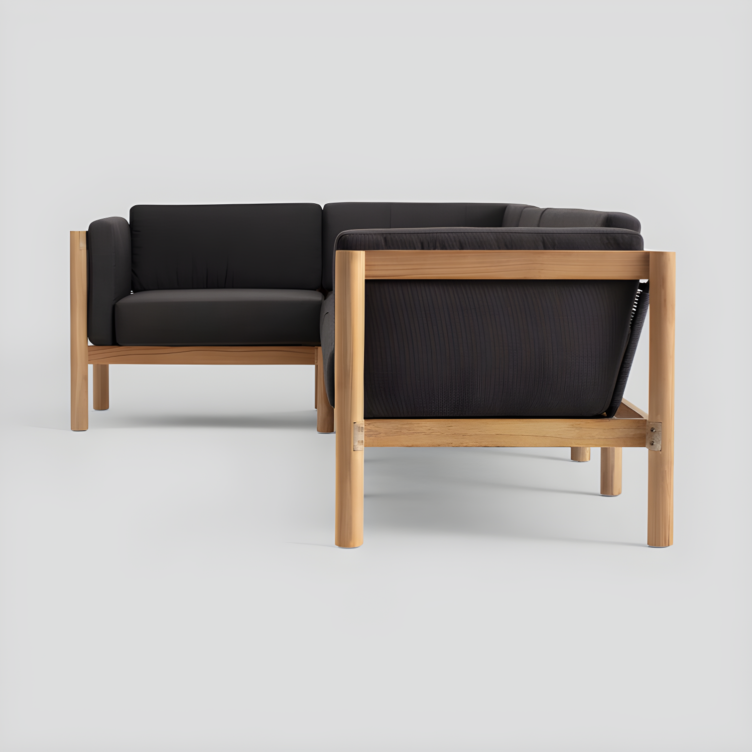 Neighbor ™ Haven Coal 4-Piece Outdoor Sectional