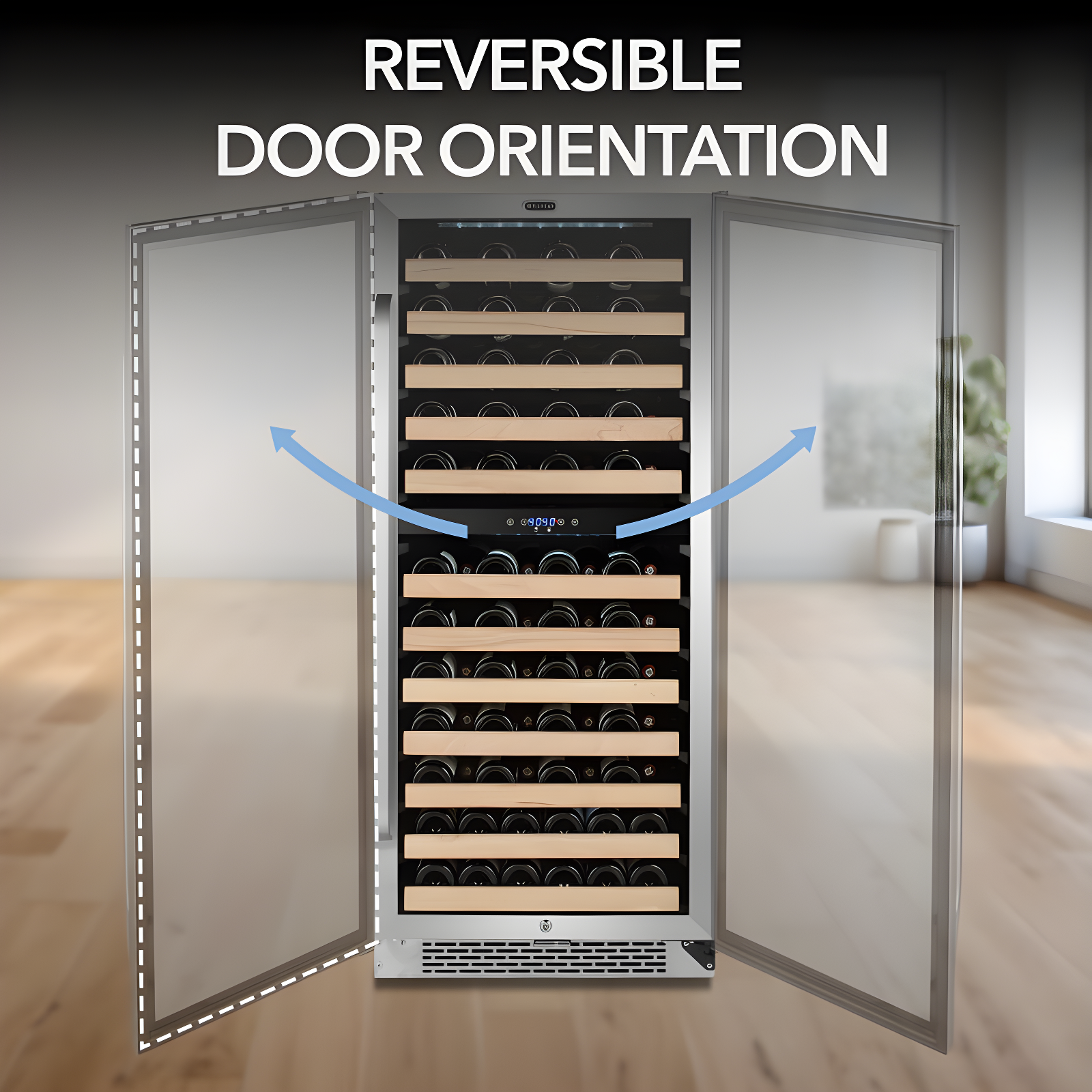 Whynter Whynter 92 Bottle Dual Zone Built-In Wine Refrigerator