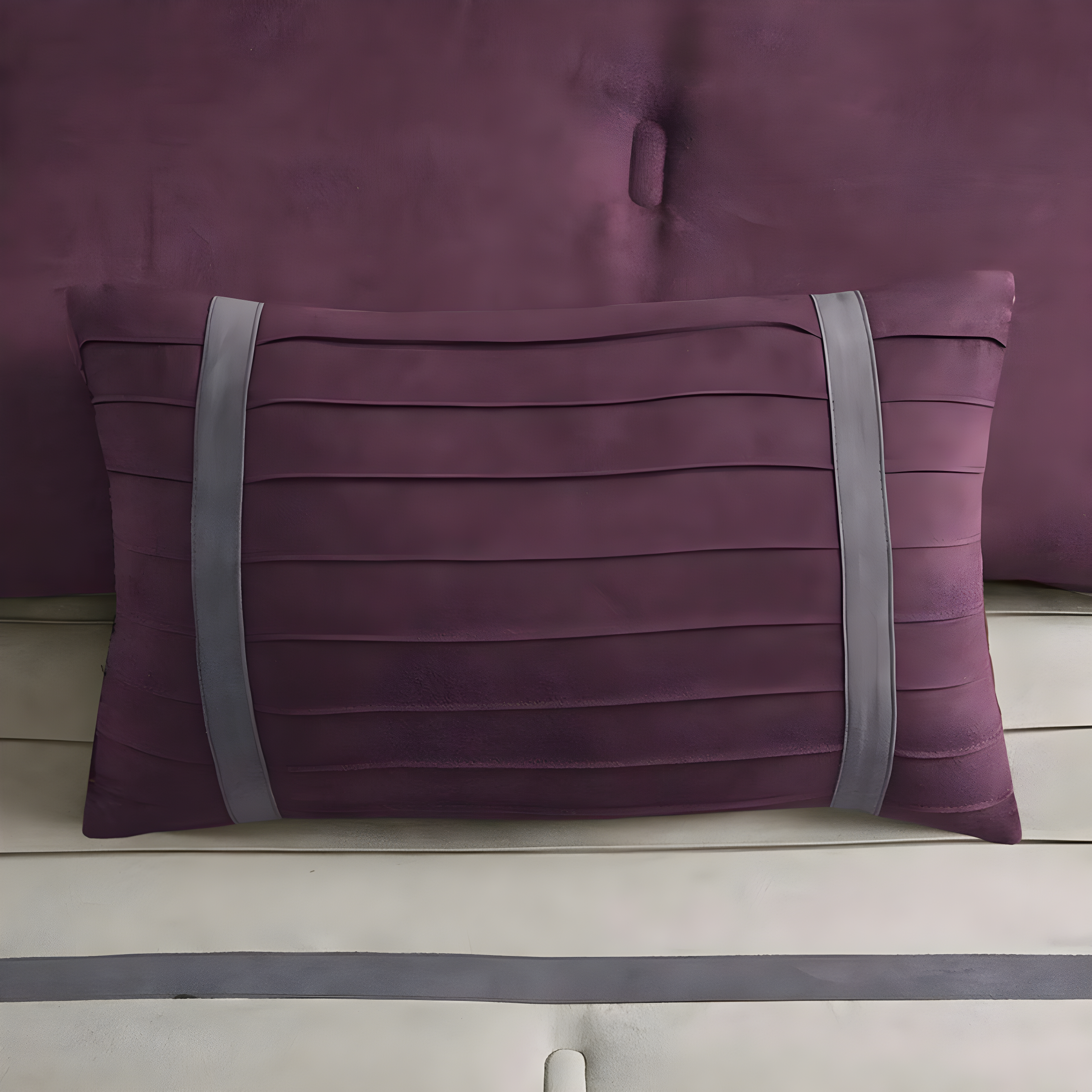 Palmer 7 PC Pieced Faux Suede Comforter Set