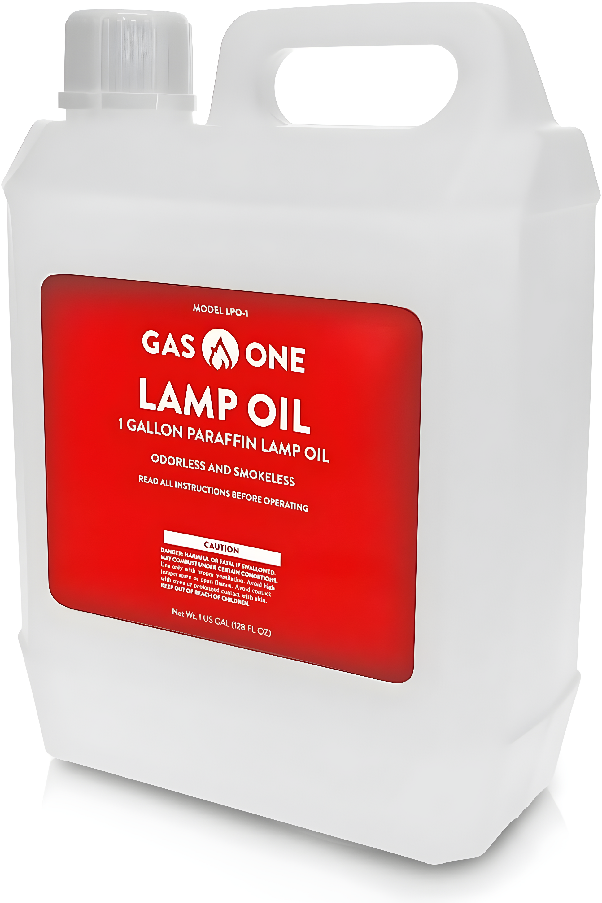 GasOne 1 Gallon Liquid Paraffin Lamp Oil – Multifunctional Lamp Oil Smokeless Odorless Indoor Ideal for Lamps, Lanterns, Tiki Torch – Safe Packaging