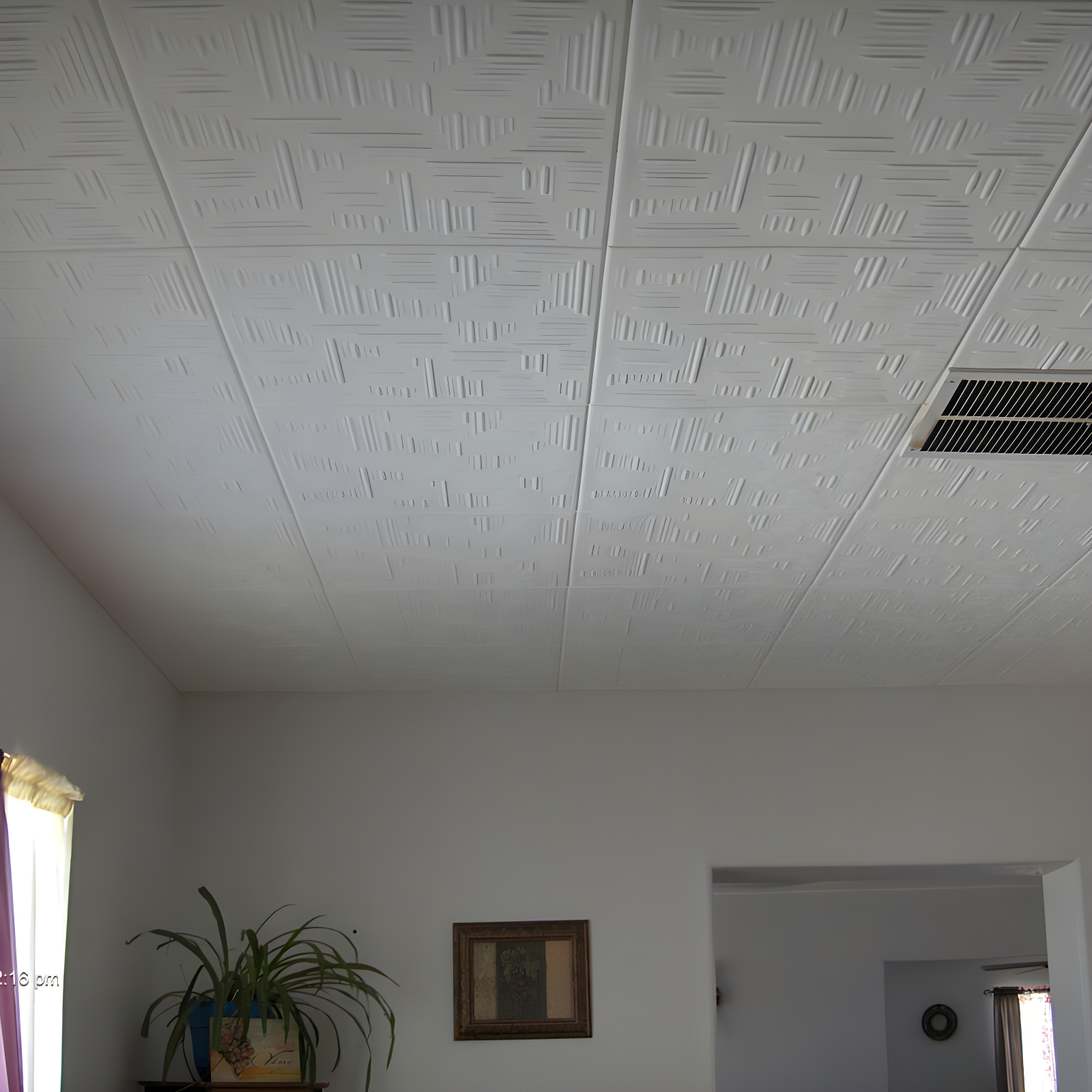 A La Maison Ceilings Country Wheat 1.6 ft. x 1.6 ft. Polystyrene Glue-up Ceiling Tile (Set of 96)