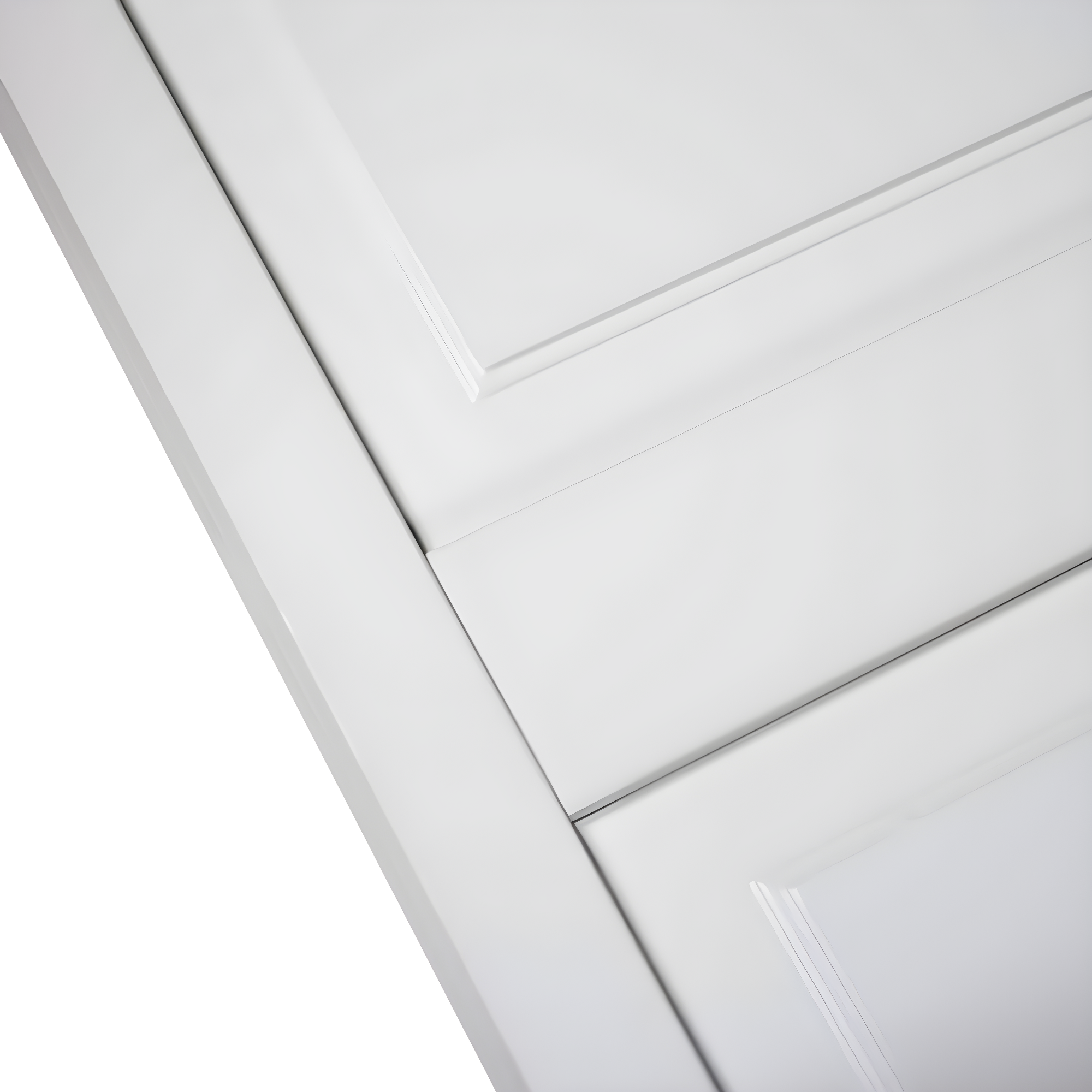 Paneled Wood Primed Bi-Fold Door