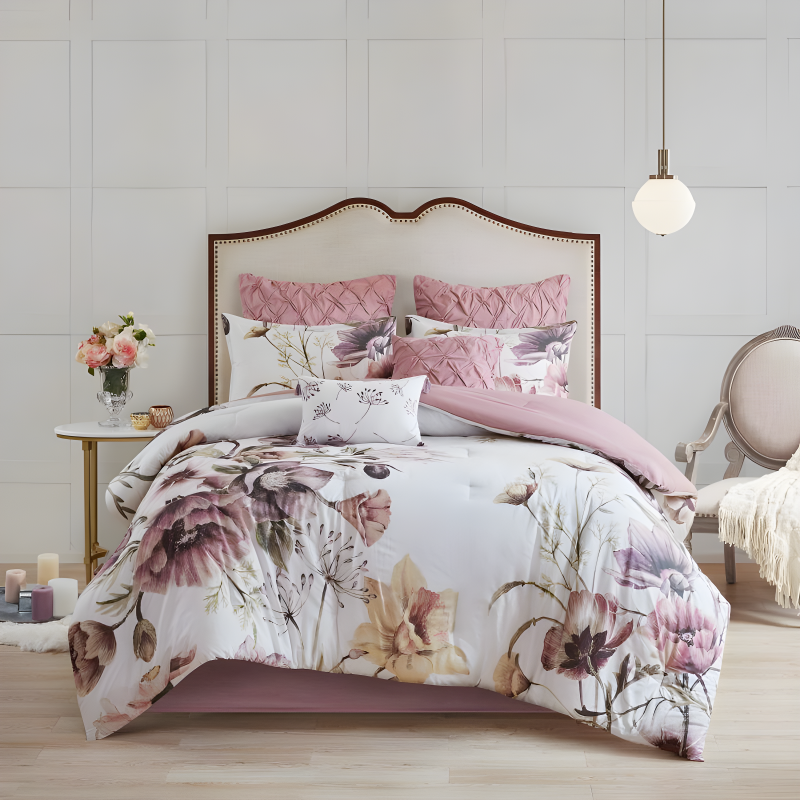 Madison Park Cassandra 8 Piece Cotton Comforter Set