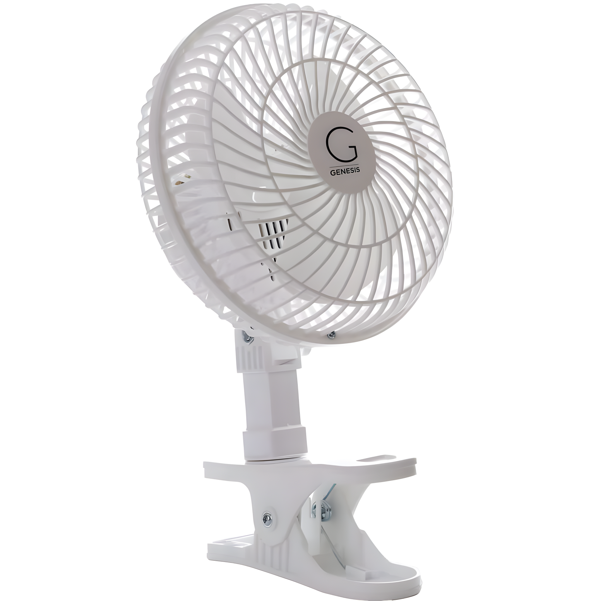 Genesis Indoor 5 in 2 speed Clip On Fans,Table Fans with A1CLIPFANWHITE, White