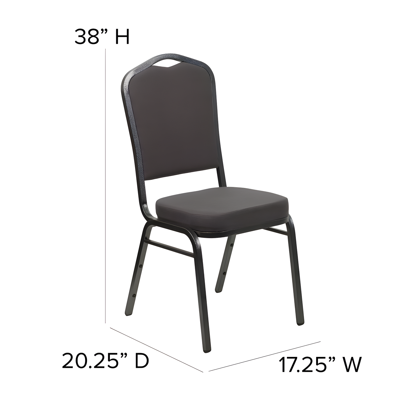 Flash Furniture Crown Back Stacking Banquet Chair