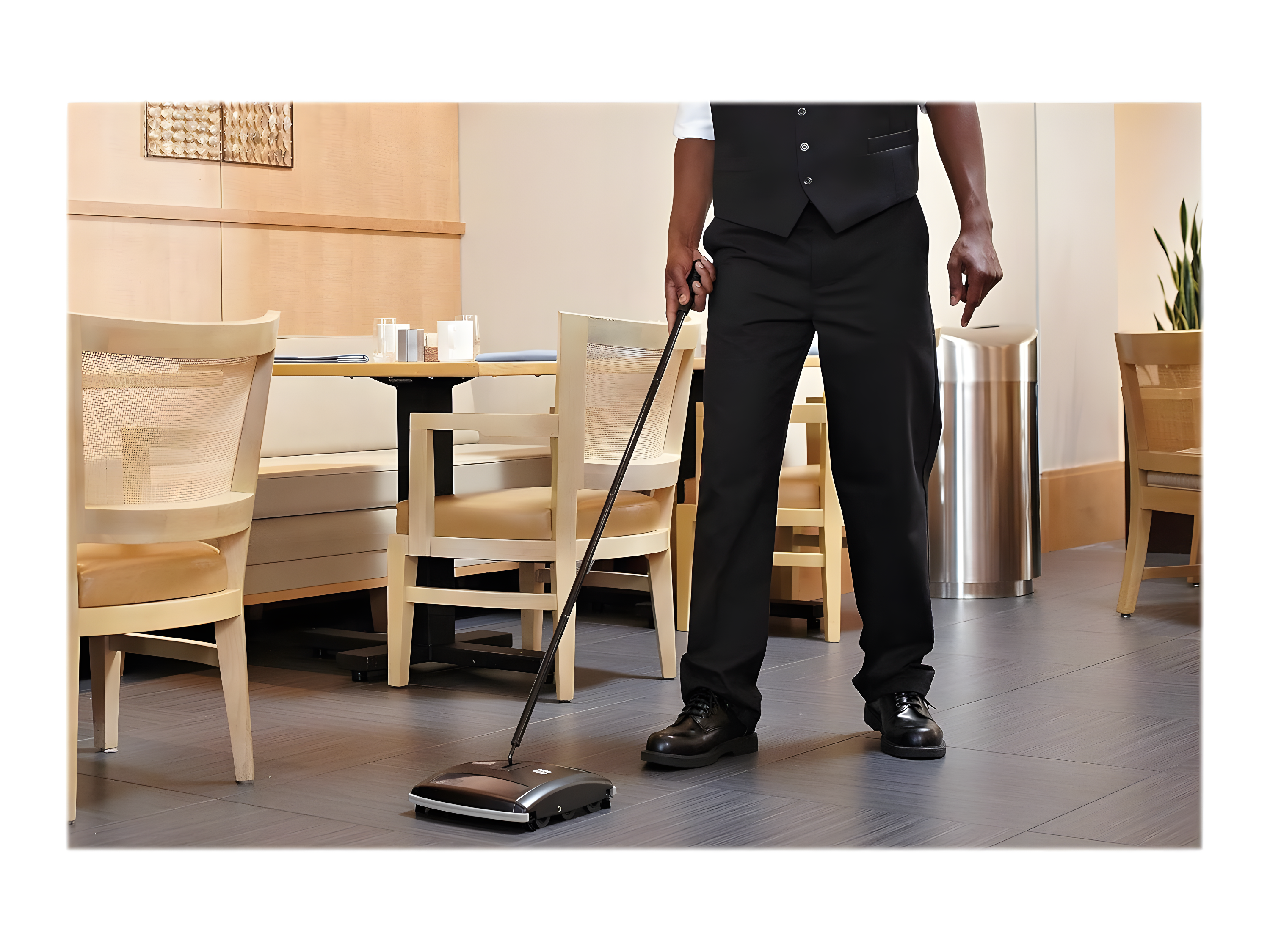 Rubbermaid Dual-Action Floor/Carpet  Sweeper, Gray & Reviews | Wayfair