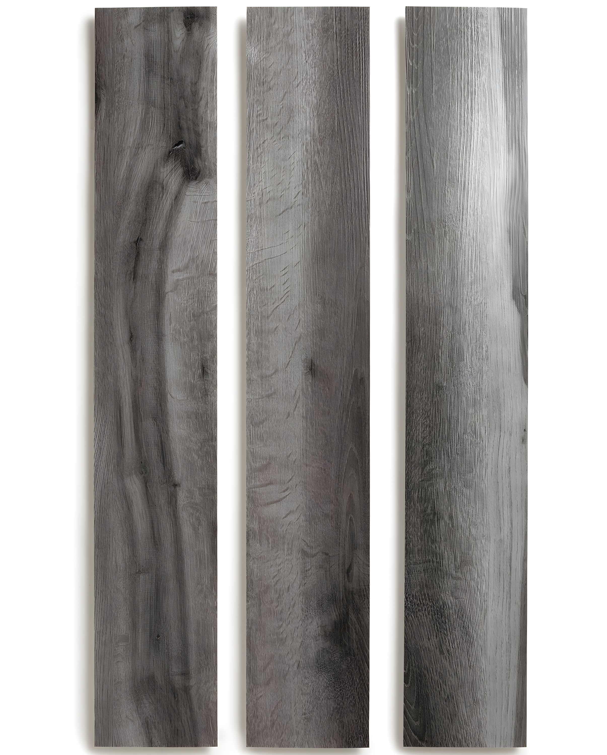 Lucida USA (Sample) BaseCore Kiln Gray Wood Look 12-mil Waterproof Peel and Stick Luxury Vinyl Plank