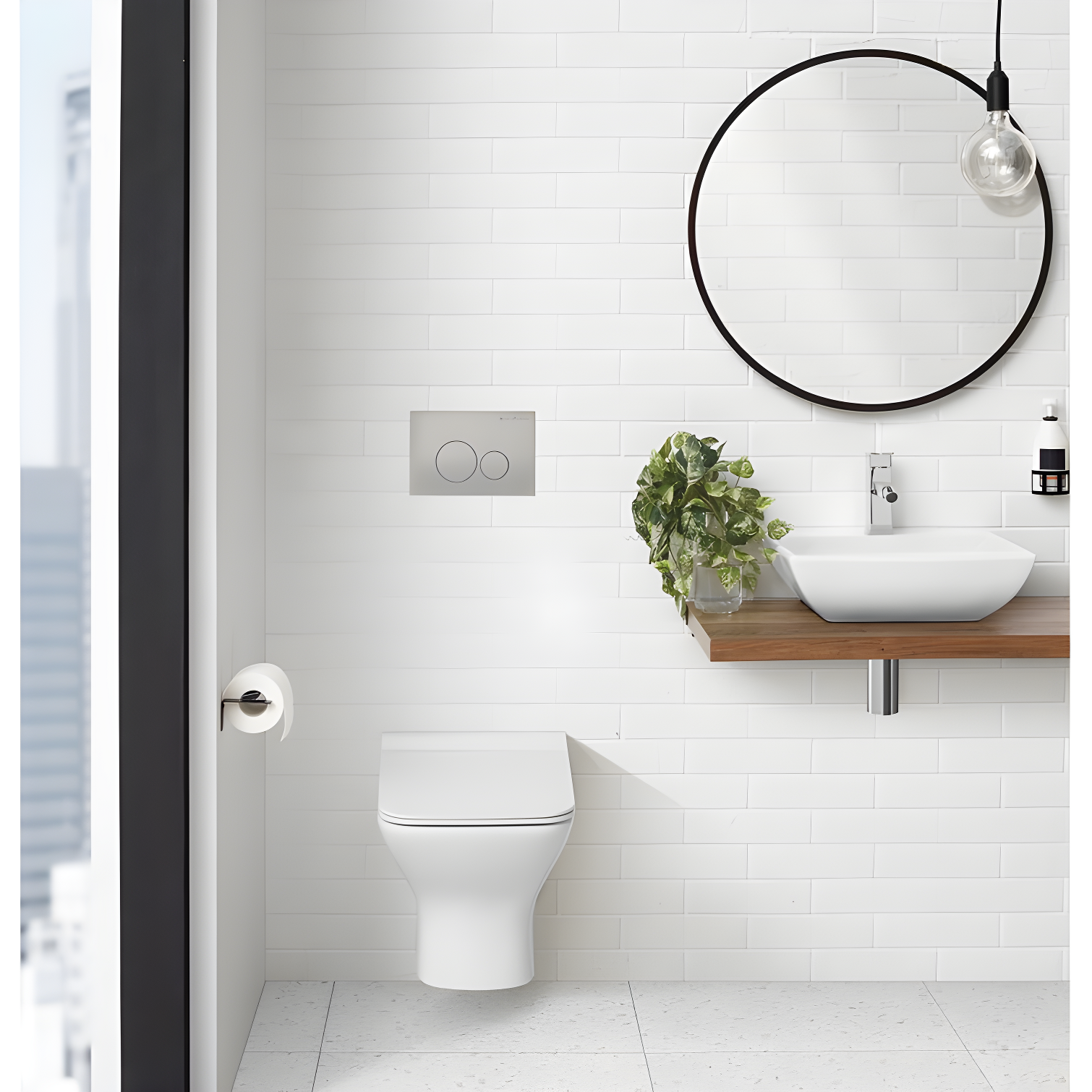 Wall Mount Actuator Push Button Plate