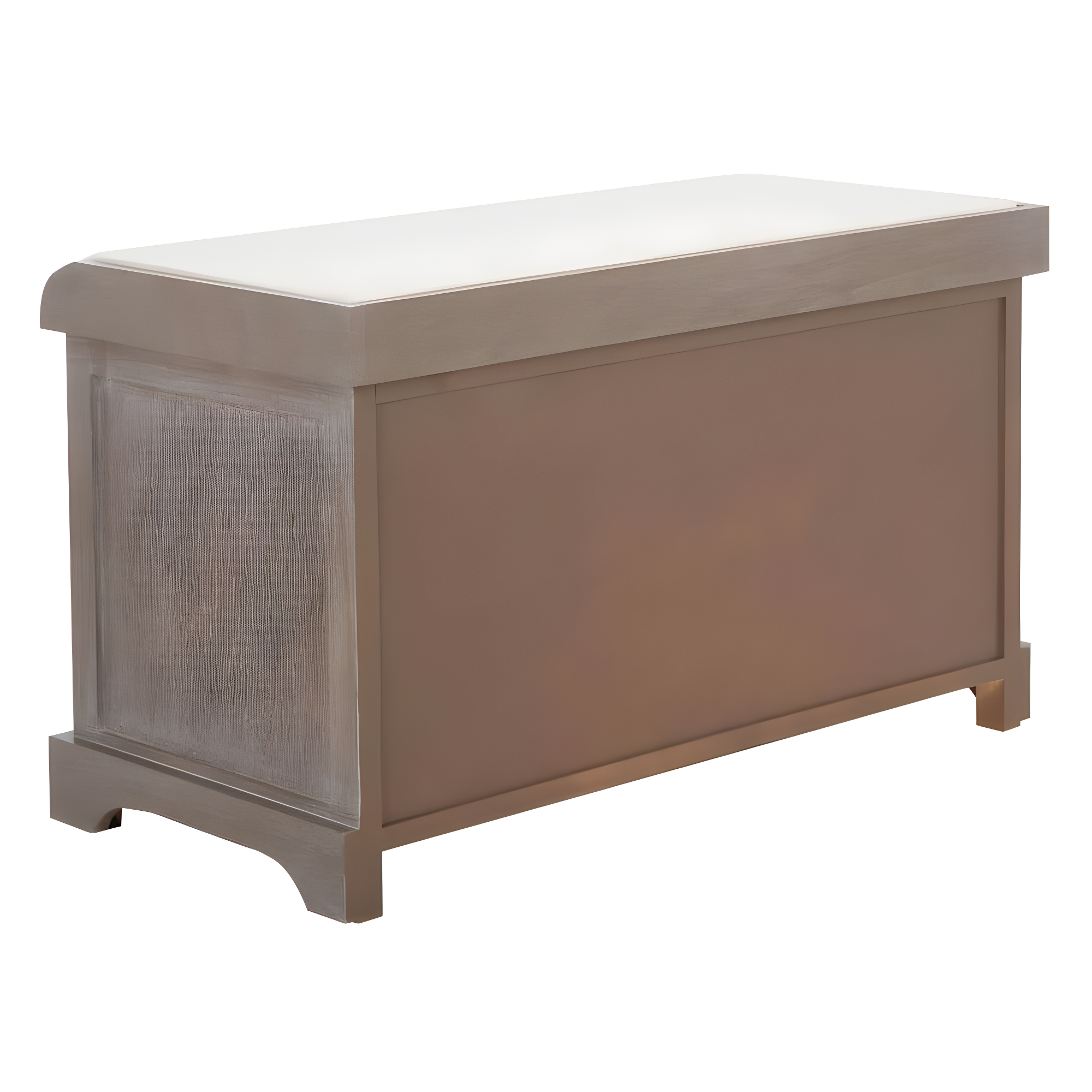 Freddy Wicker Storage Bench - AMH5736 - White Wash - Safavieh