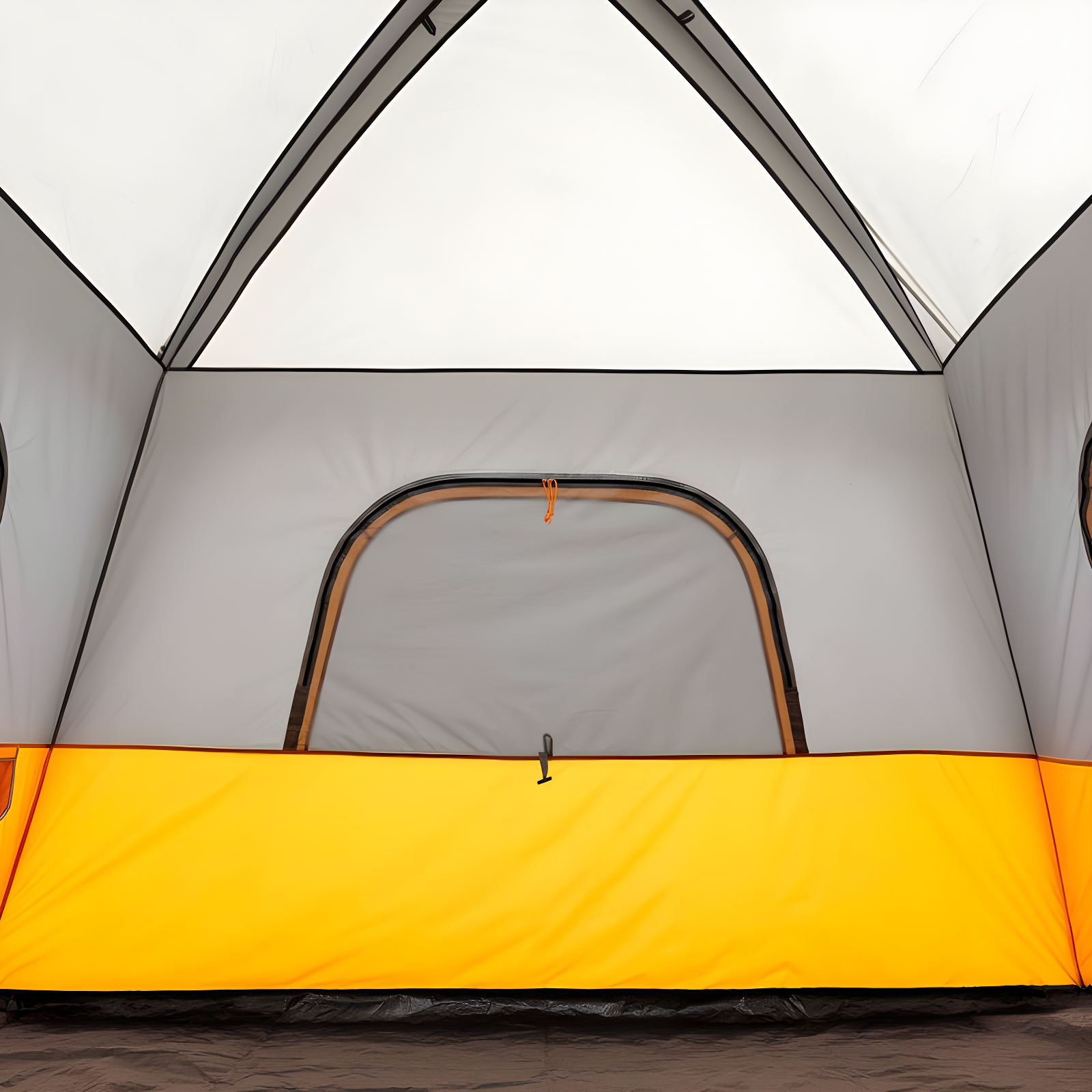 Core Equipment 6 Person Straight Wall Tent - Orange