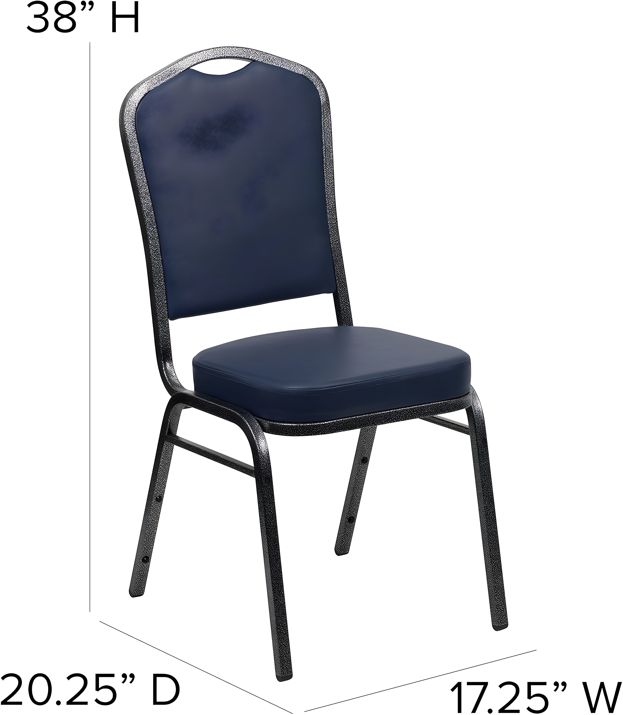 Crown Back Stacking Banquet Chair