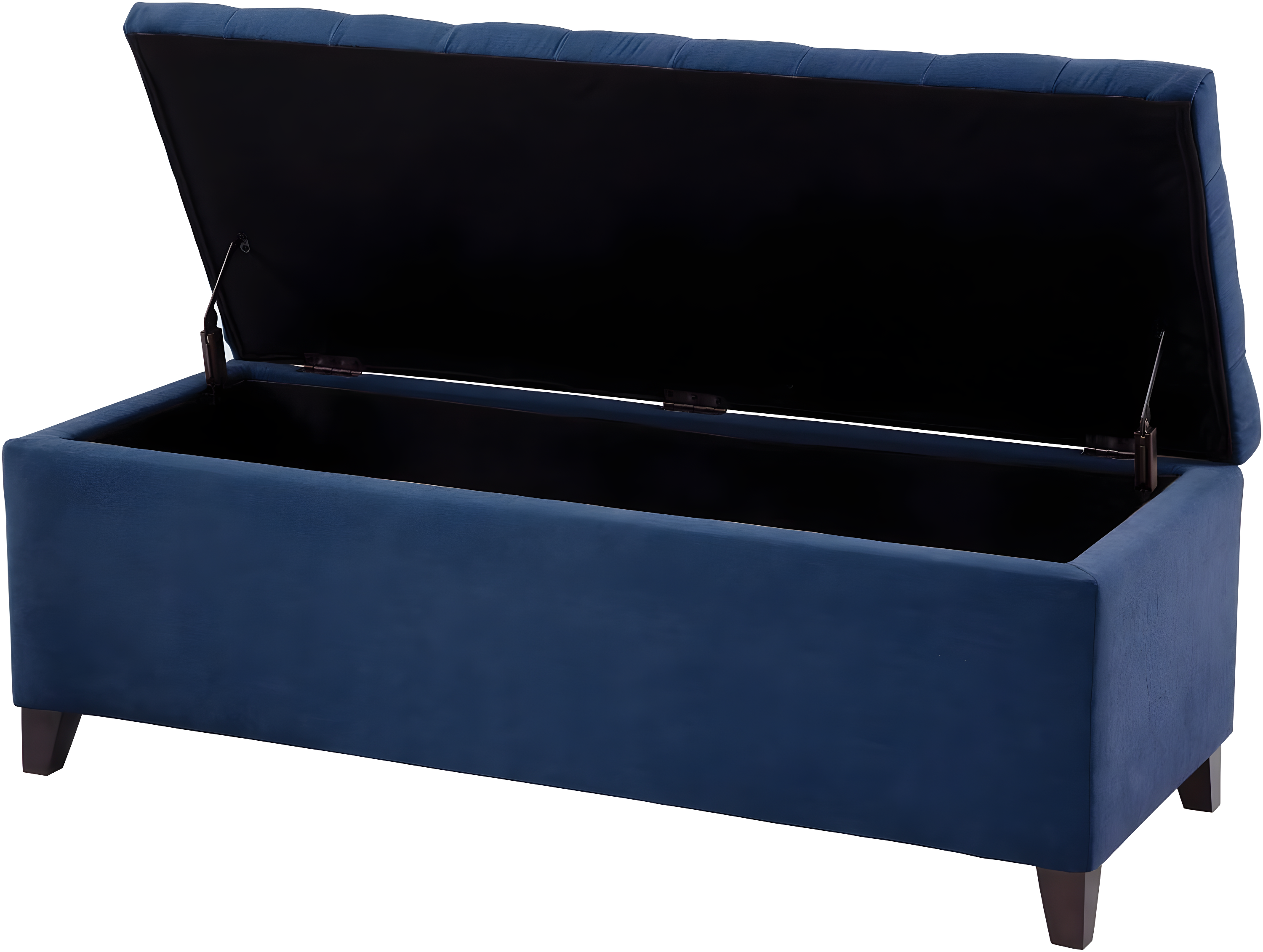 Everly Quinn Tufted Top Storage Bench, Mudroom Bench