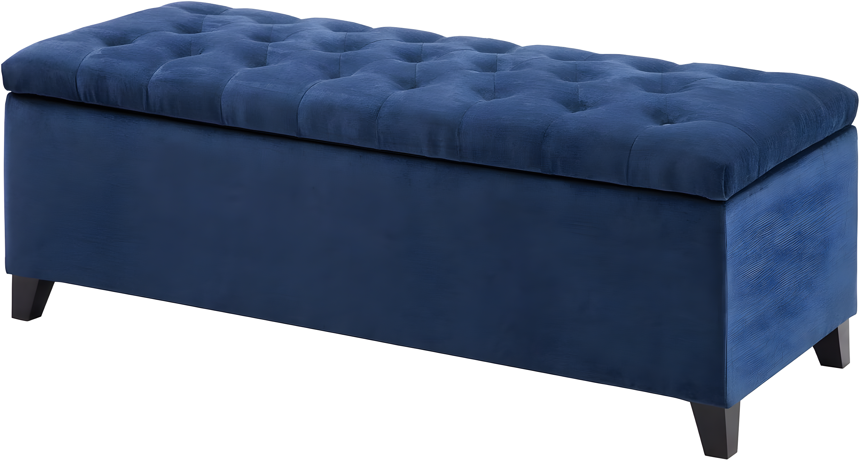 Everly Quinn Tufted Top Storage Bench, Mudroom Bench