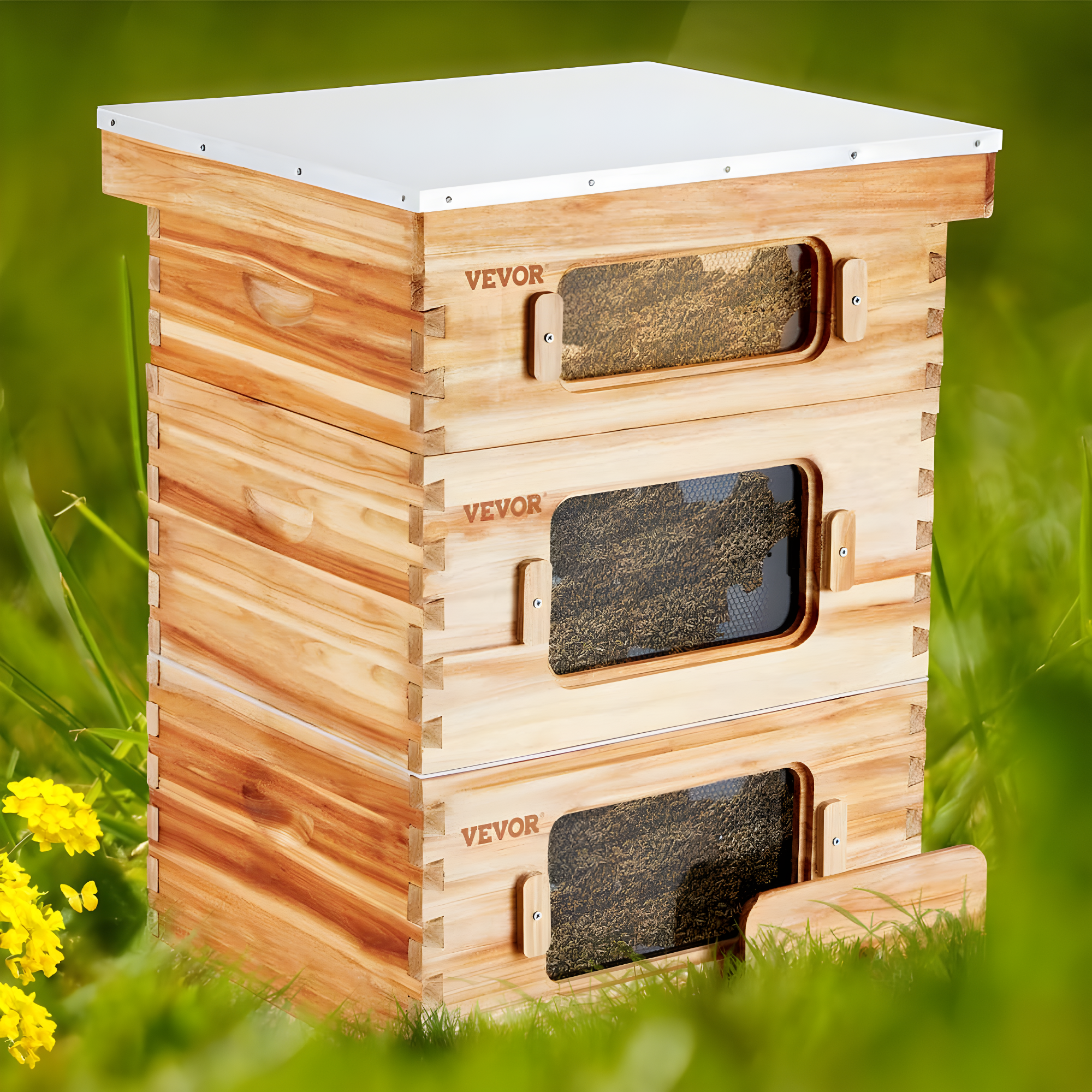 VEVOR VEVOR Bee Hive 30 Frame Bee Hives Starter Kit