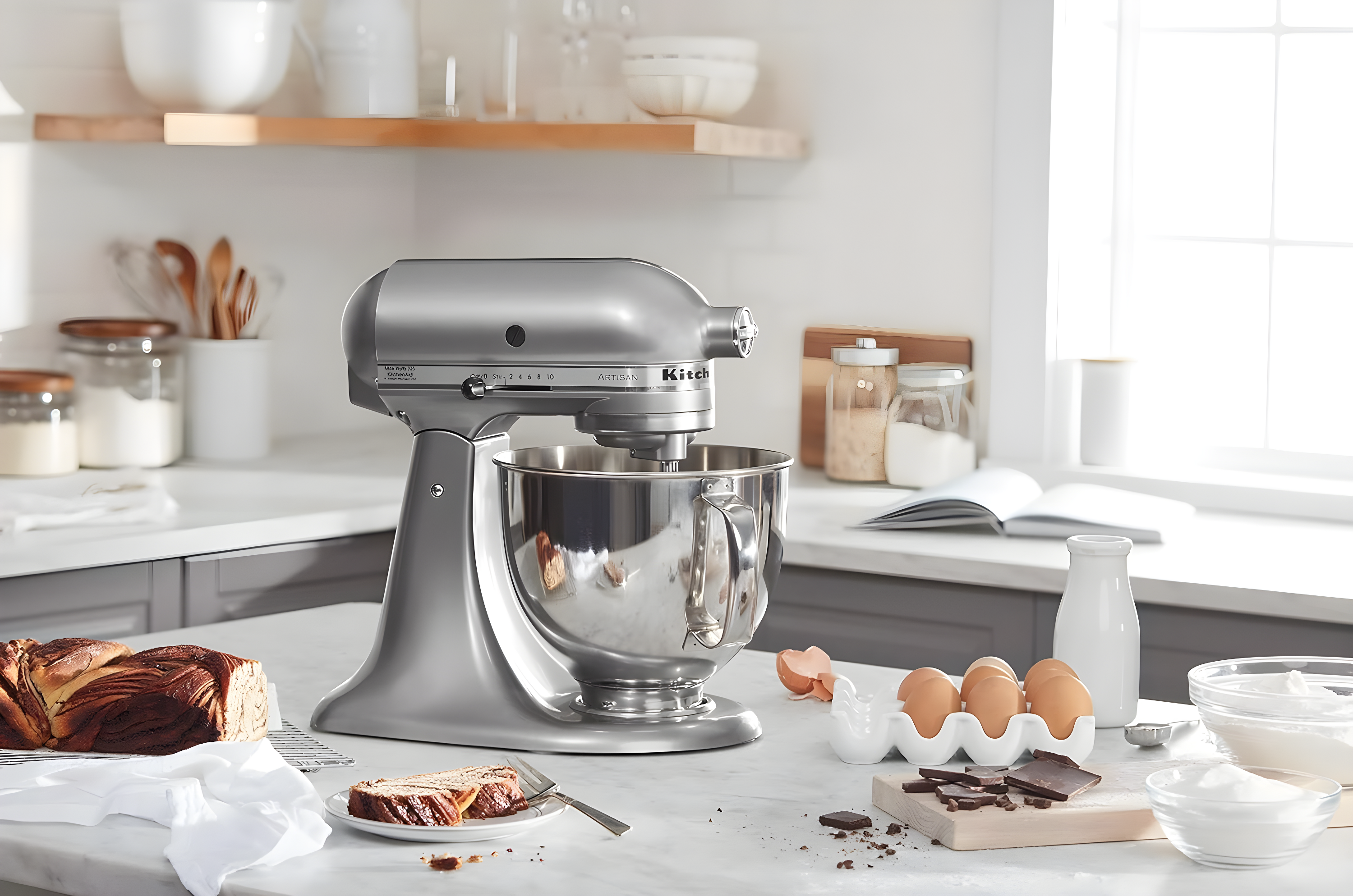 KitchenAid ® Artisan ® Series Contour Silver 5-Quart Tilt-Head Stand Mixer