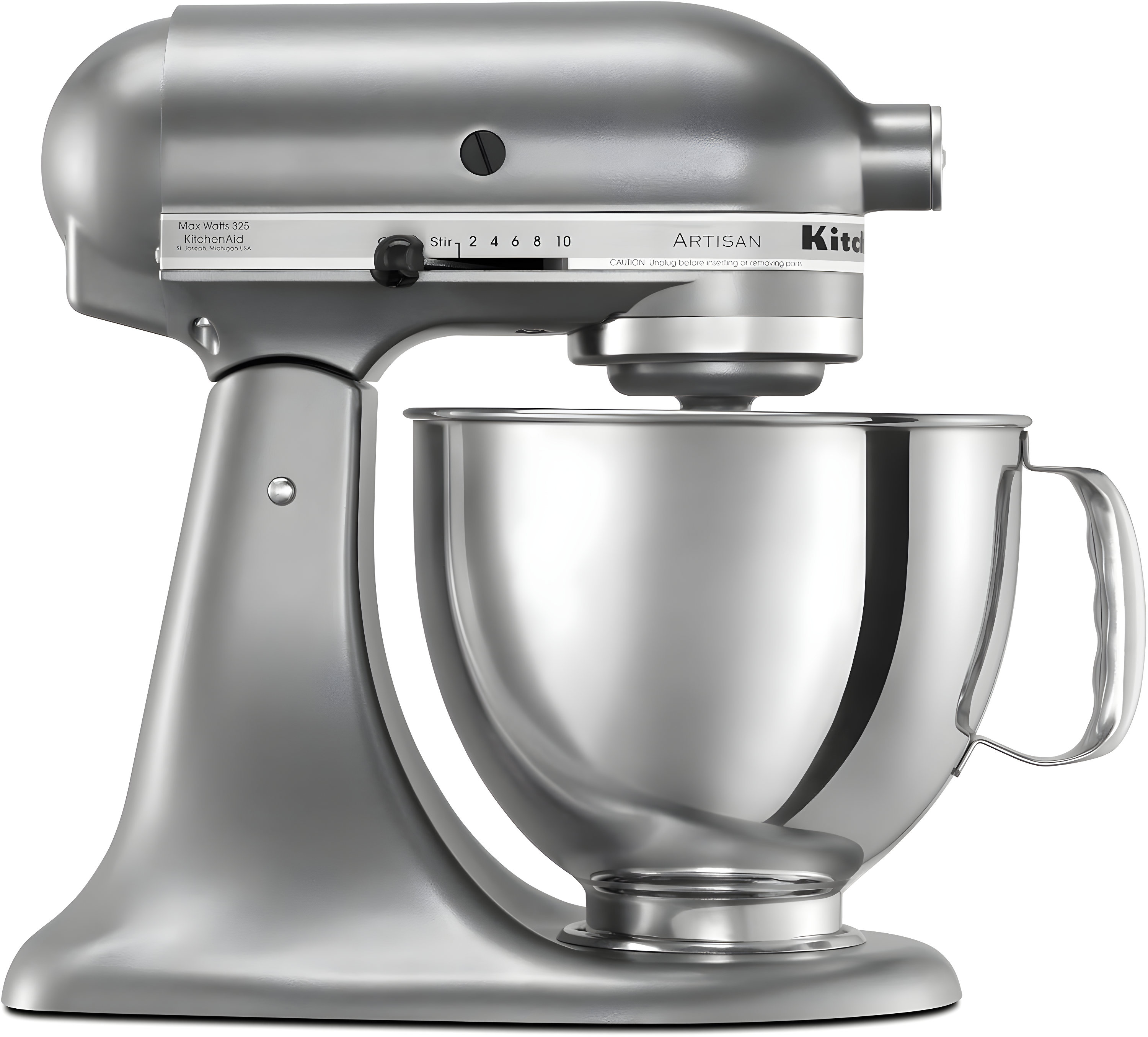 KitchenAid ® Artisan ® Series Contour Silver 5-Quart Tilt-Head Stand Mixer