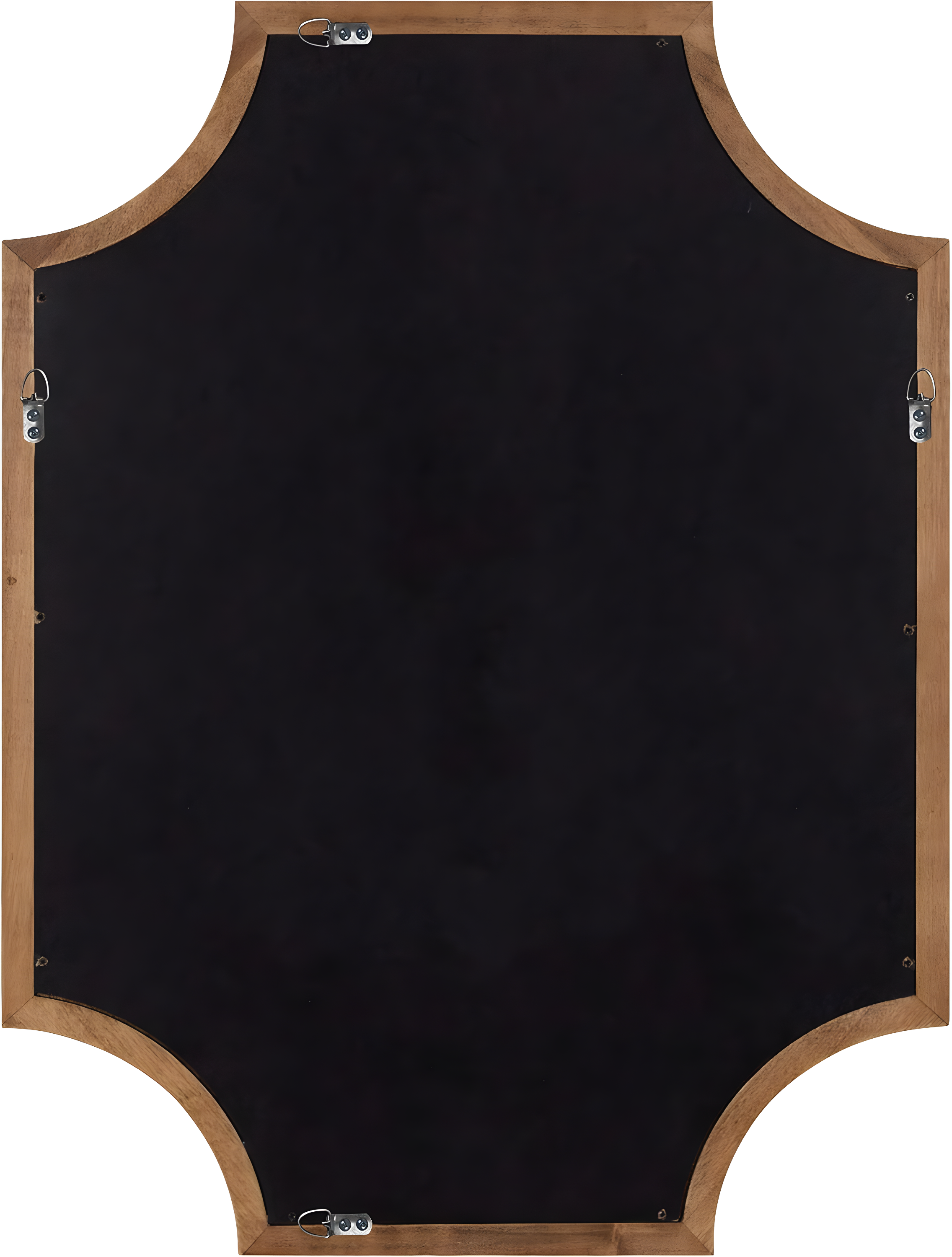 24" x 36" Hogan Framed Scallop Wall Mirror Gold - Kate and Laurel