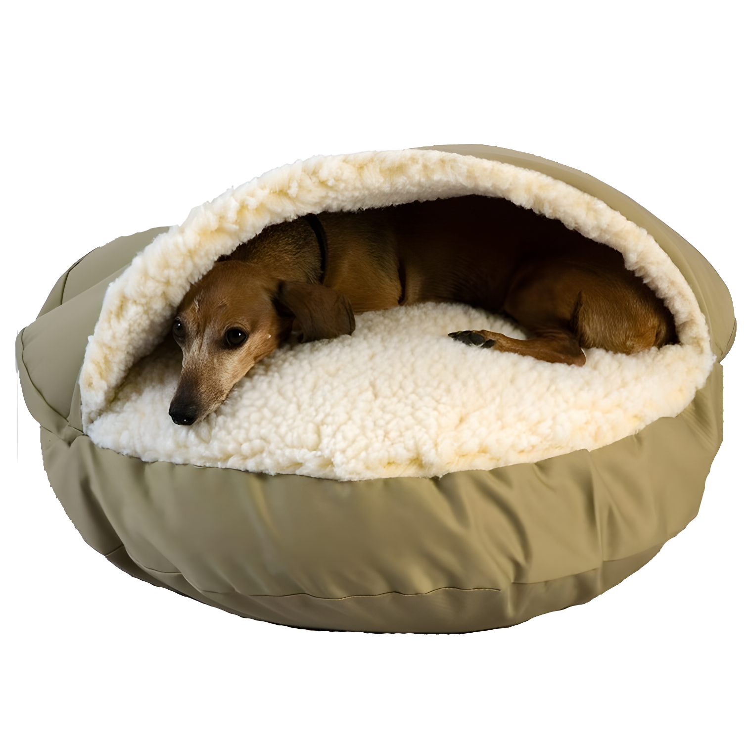 Snoozer Cozy Cave Hooded Dog Bed Poly/Cotton