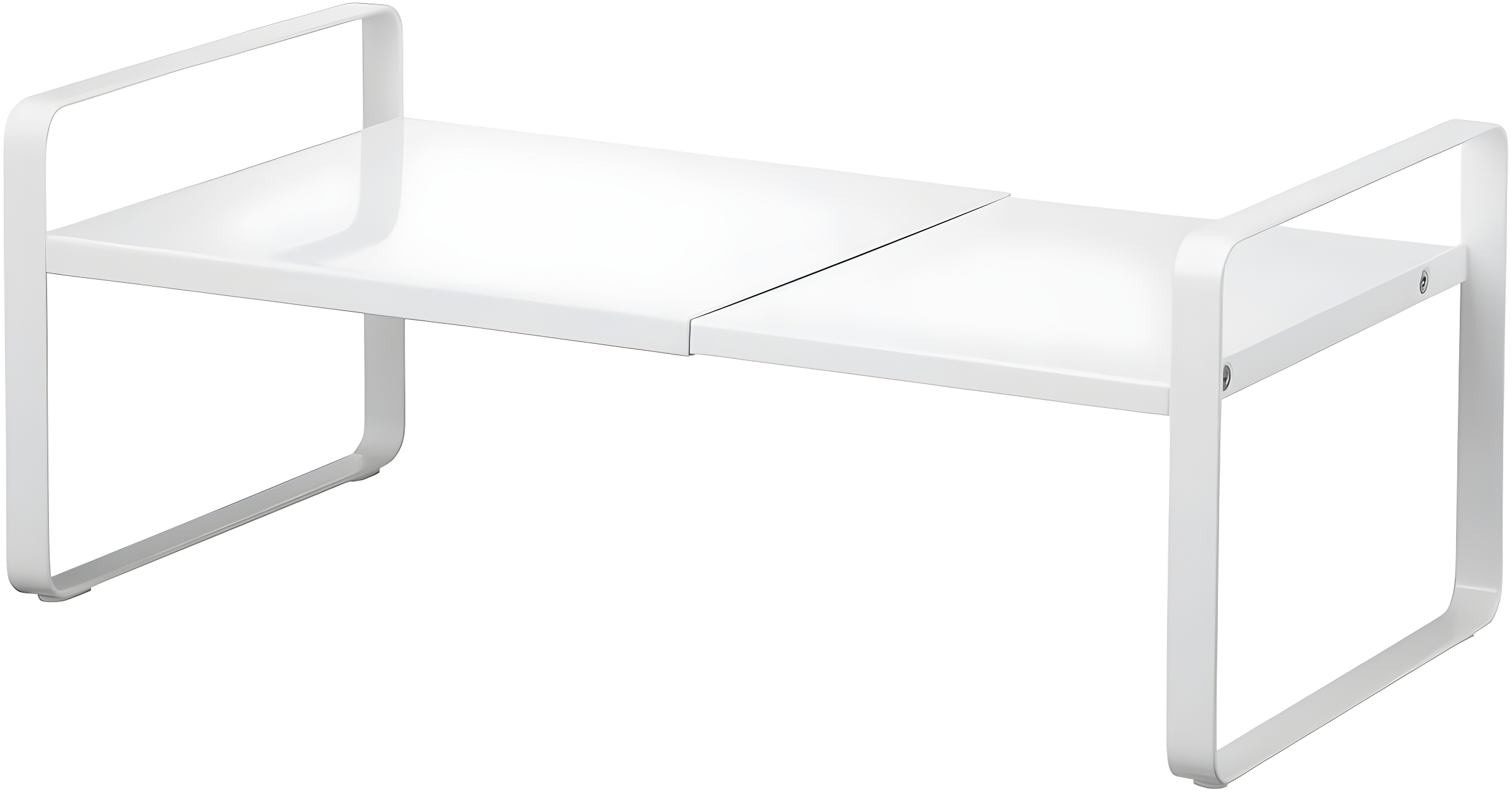 Yamazaki Home - Expandable Kitchen Riser - Steel - White