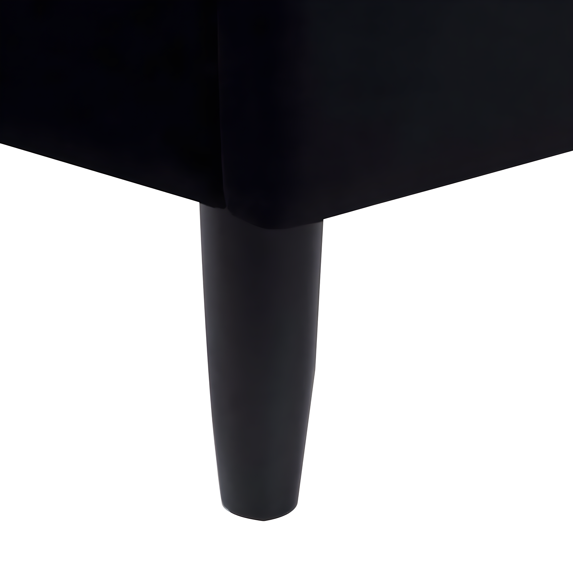 Sandy Wilson Home Aspen Upholstered Platform Bed Queen Anthracite Black