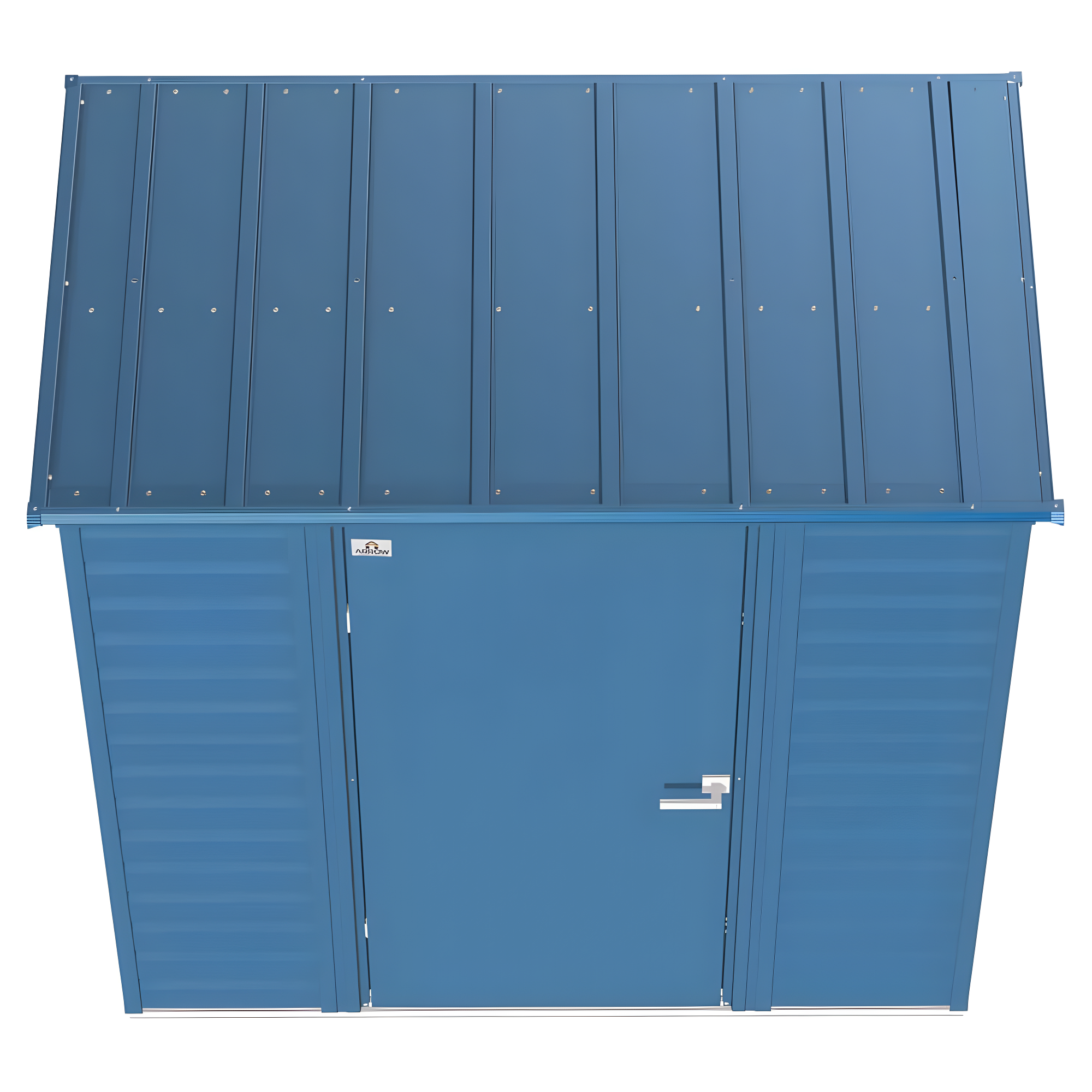 6 ft. W x 4 ft. D Steel Horizontal Storage Shed