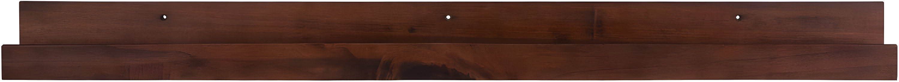 Kate and Laurel Wood Floating Shelf, 42" x 3.5", Walnut Brown