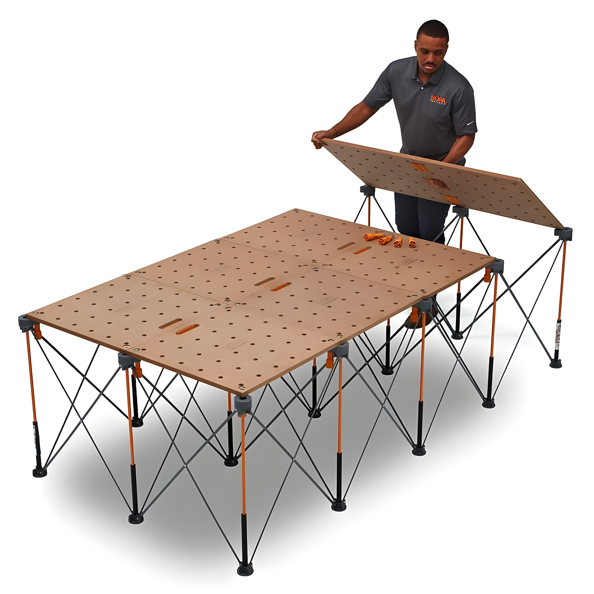 Bora Portamate Centipede Metric Table Top 20Mm Dog Holes