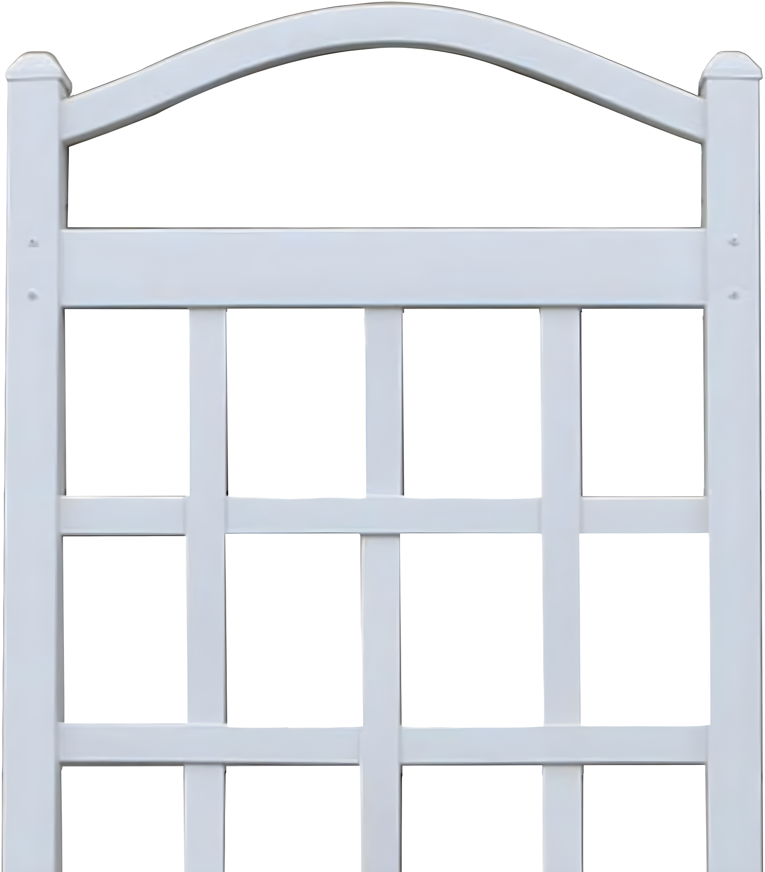 Dura-Trel Inc Dura-Trel Cambridge 28 x 75 Inch PVC Vinyl Outdoor Garden Patio Trellis