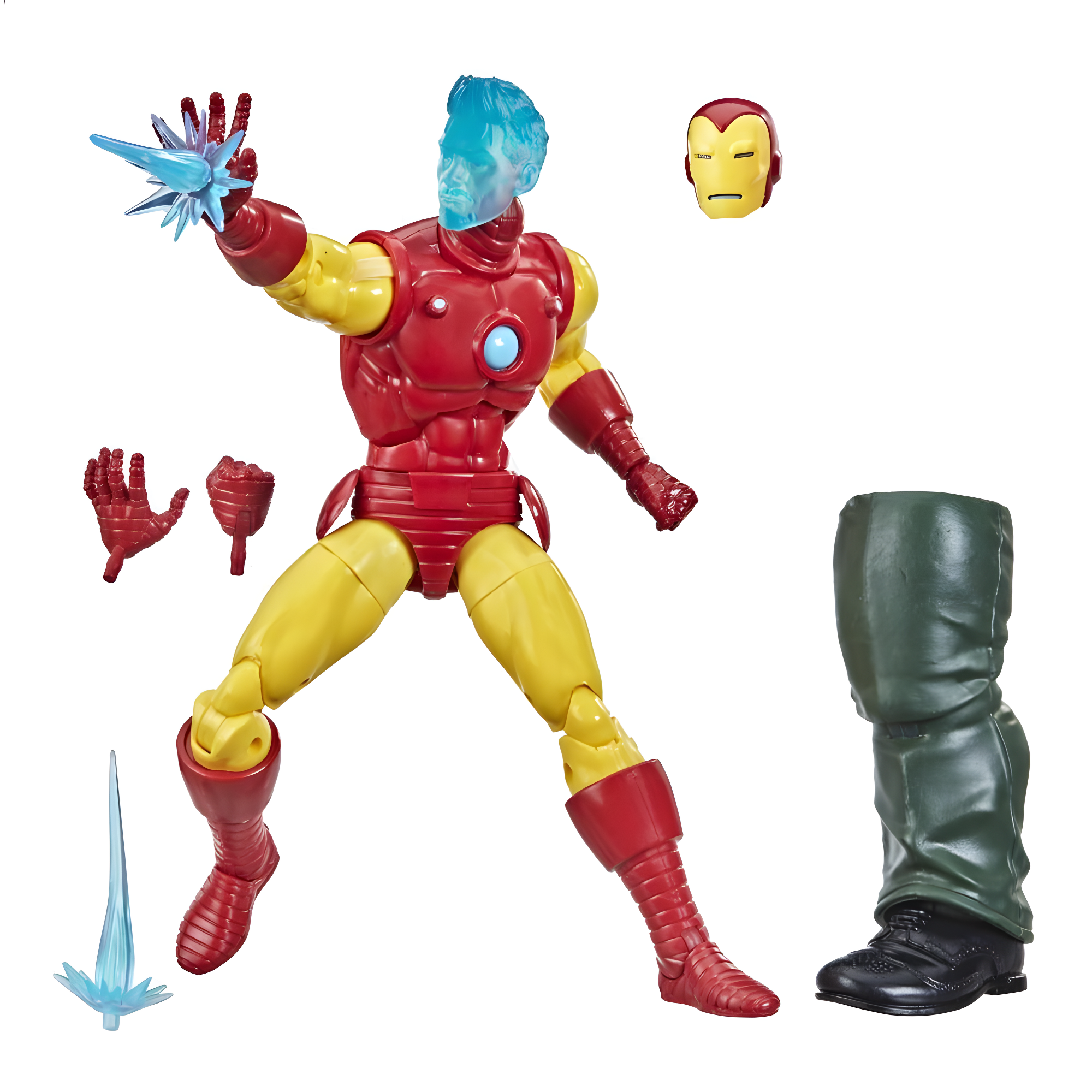Marvel: Legends Series Tony Stark (A.I.) Kids Toy Action Figure for Boys and Girls (6”)