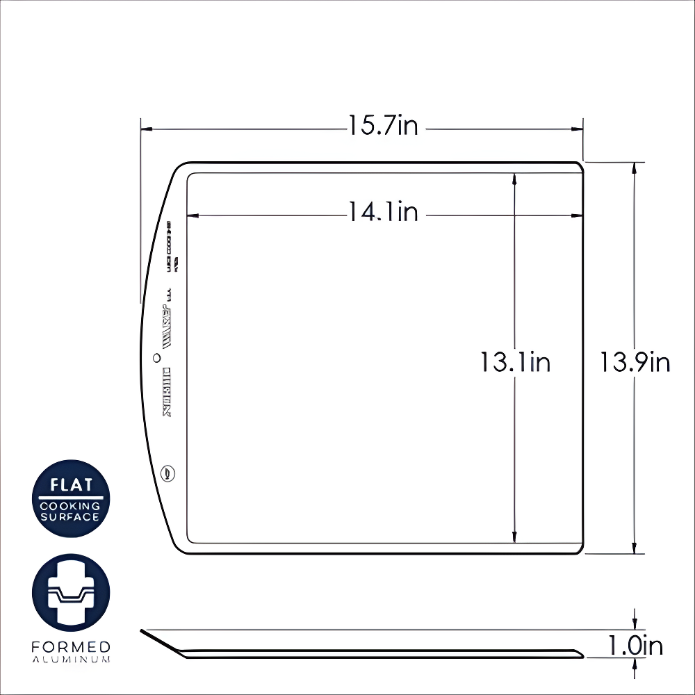 Nordic Ware Natural Commercial Traditional Cookie Sheet
