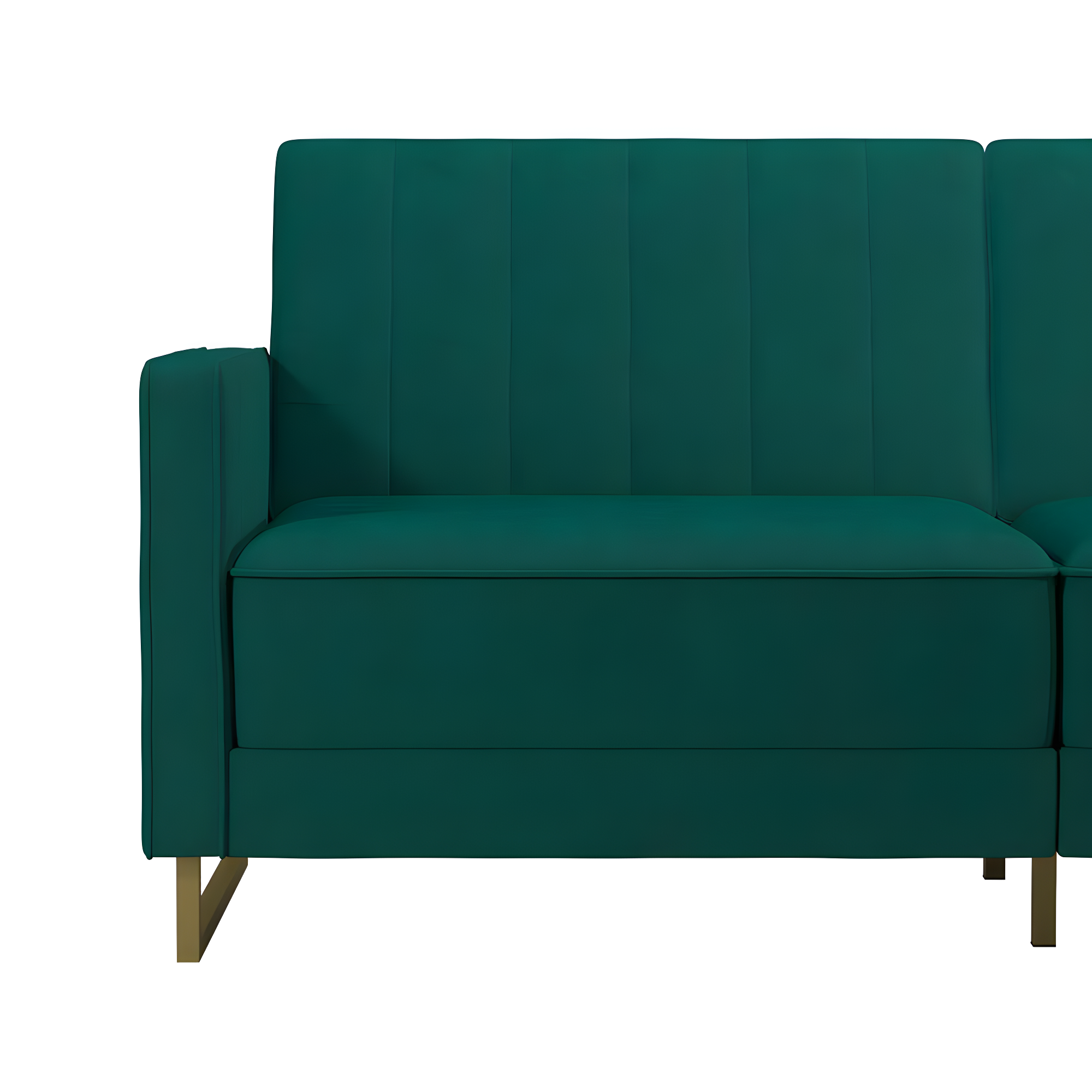 Skylar Full / Double 77'' Velvet Tufted Convertible Sofa