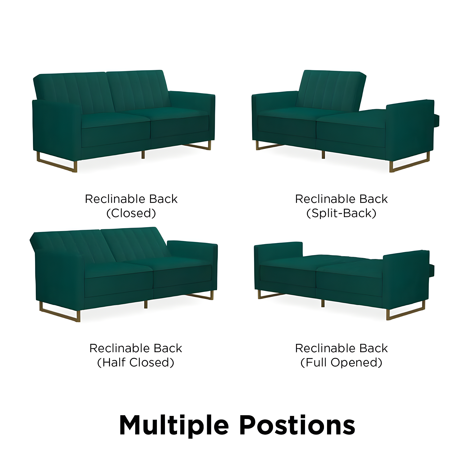 Skylar Full / Double 77'' Velvet Tufted Convertible Sofa