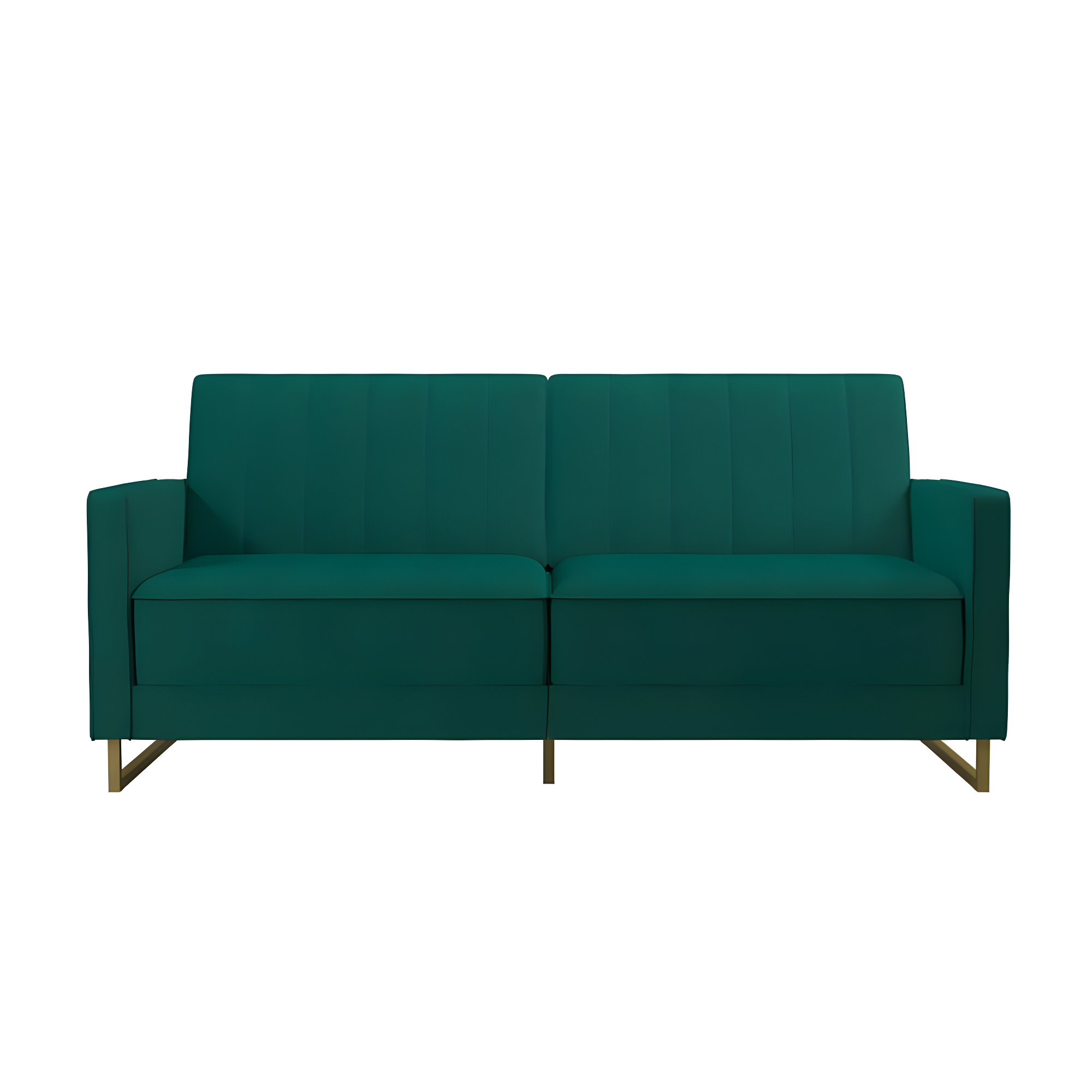 Skylar Full / Double 77'' Velvet Tufted Convertible Sofa