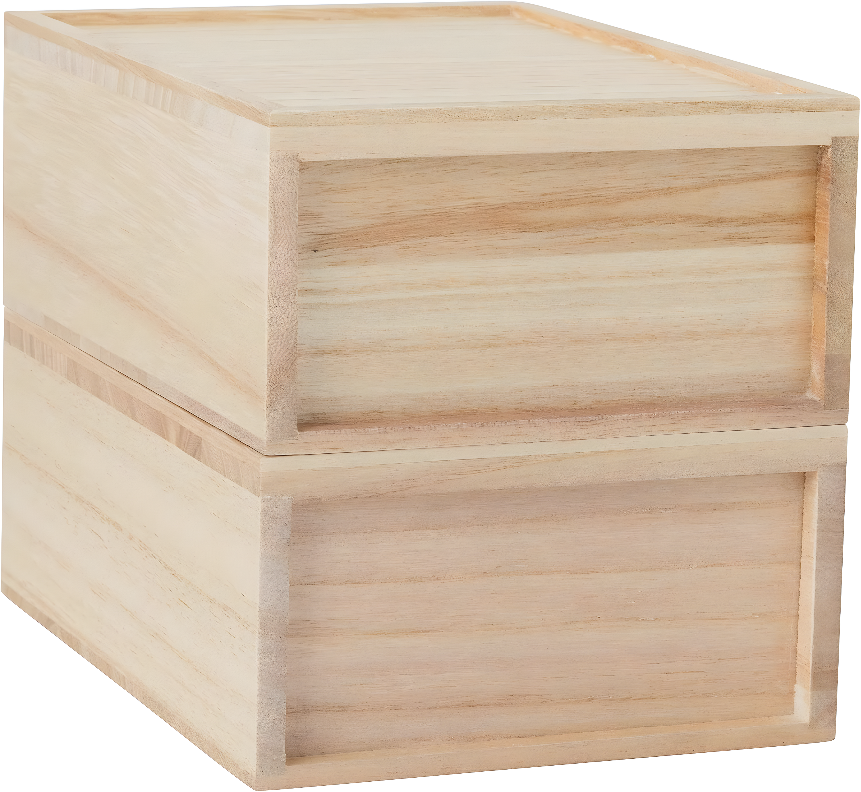 Martha Stewart Thomas Martha Stewart Wooden Storage Boxes With Pullout Drawers (Set of 2)