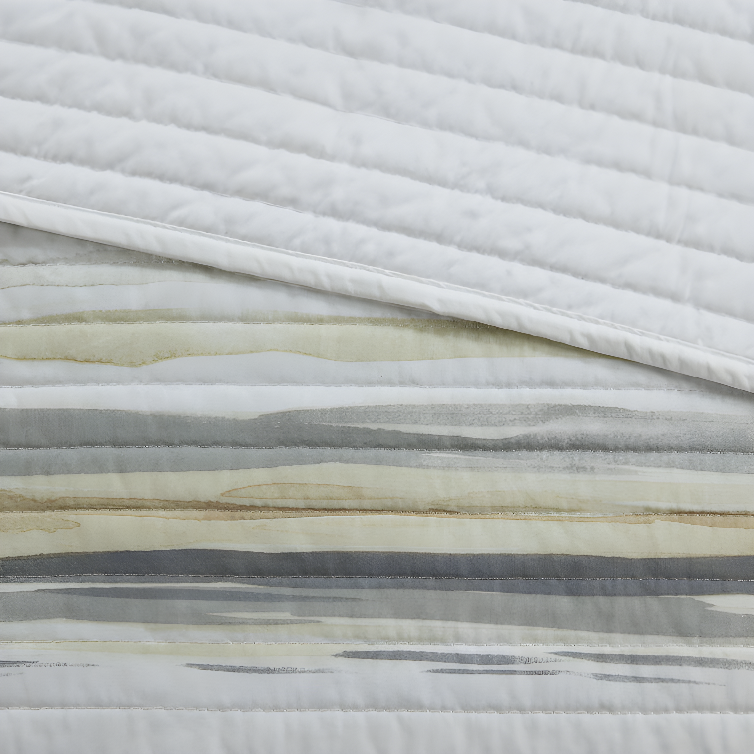 Marina 6 Piece Printed Quilt Set with Throw Pillows