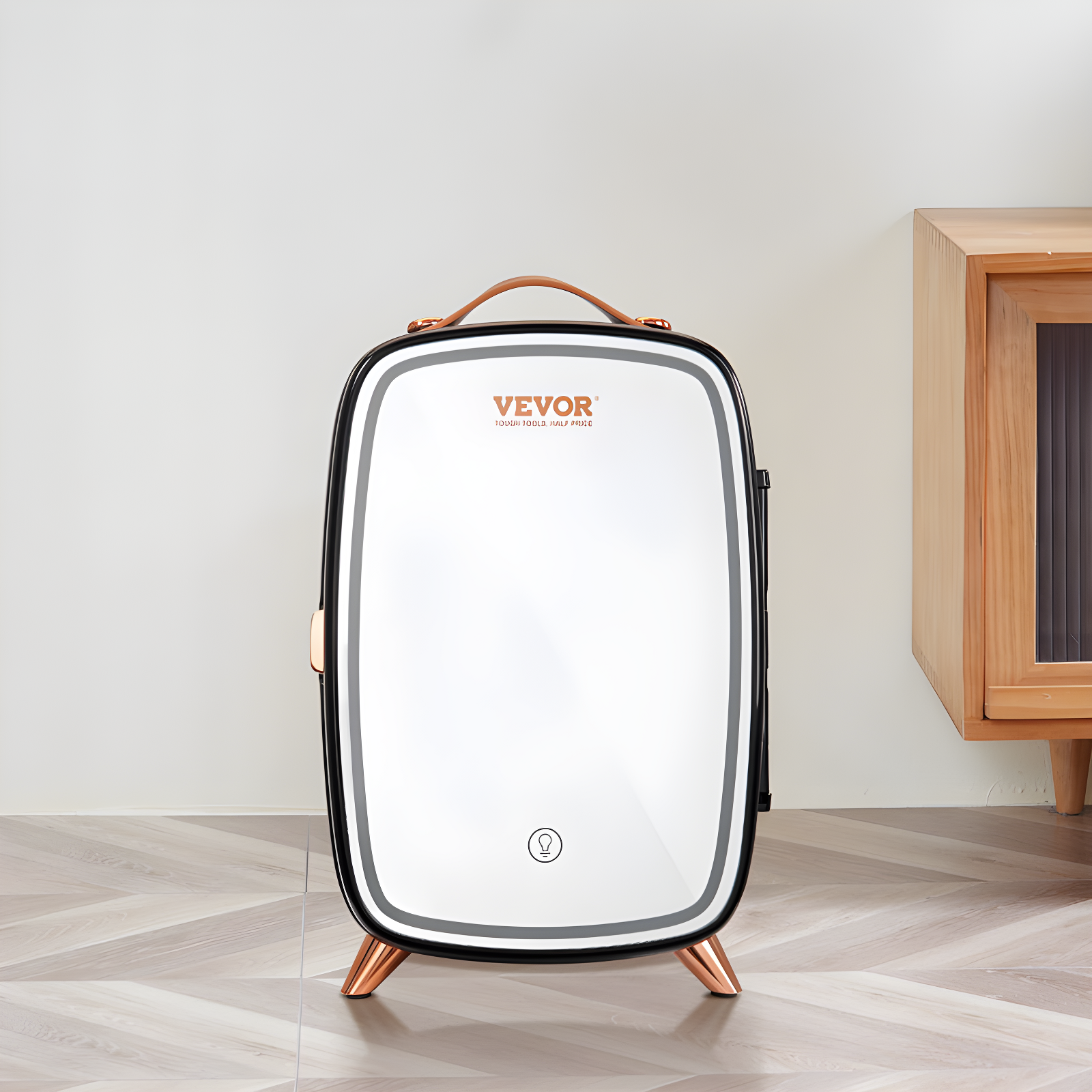VEVOR 0.21 Cubic Feet Portable Countertop Mini Fridge