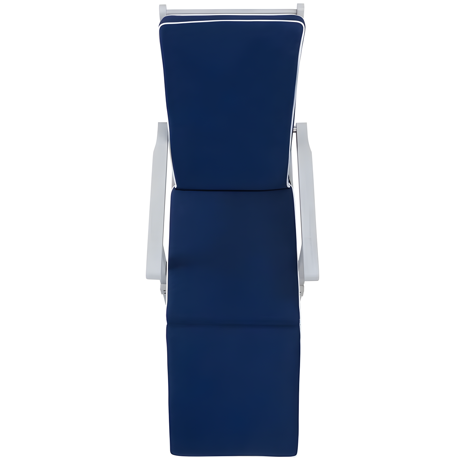 Palmdale Lounge Chair - Outdoor - PAT7015 - Grey/Navy -Safavieh