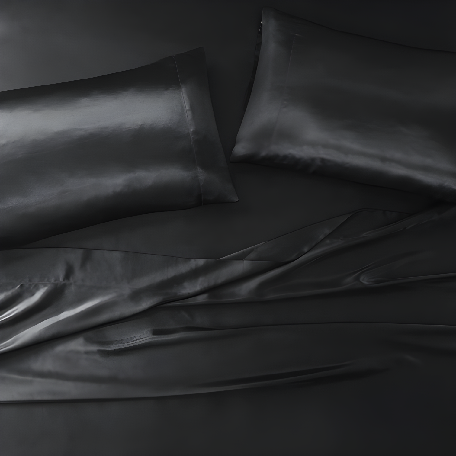 Madison Park Essentials Satin Luxury 2PC Pillowcases (Set of 2)