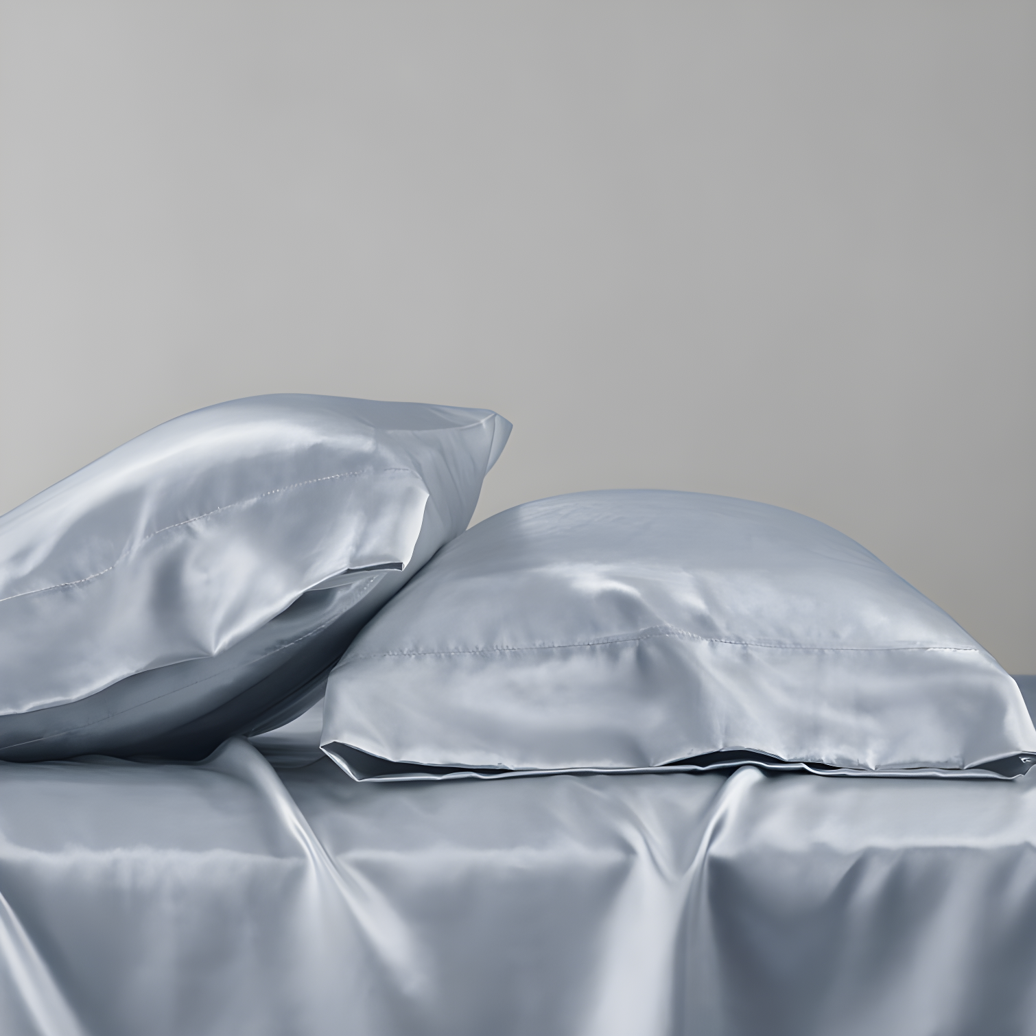 Madison Park Essentials Satin Luxury 2PC Pillowcases (Set of 2)
