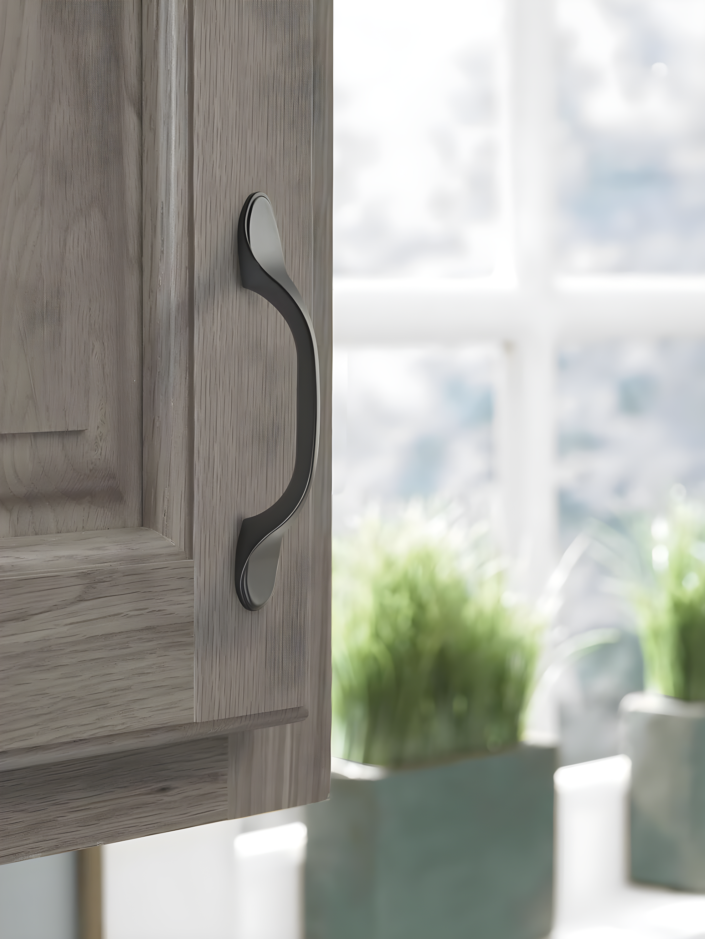 Matte Black Traditional 5" Cabinet Bar Pull with Mounting Hardware