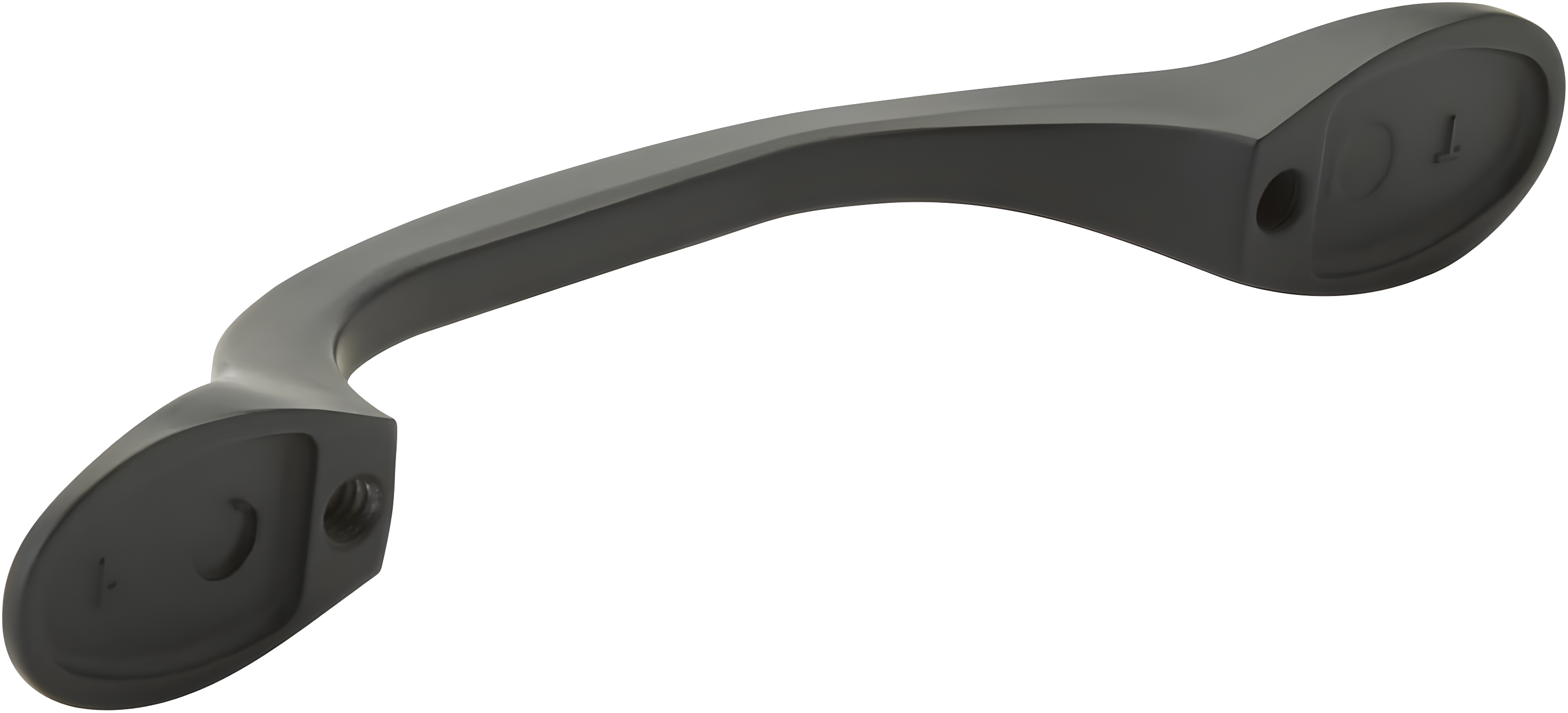 Matte Black Traditional 5" Cabinet Bar Pull with Mounting Hardware