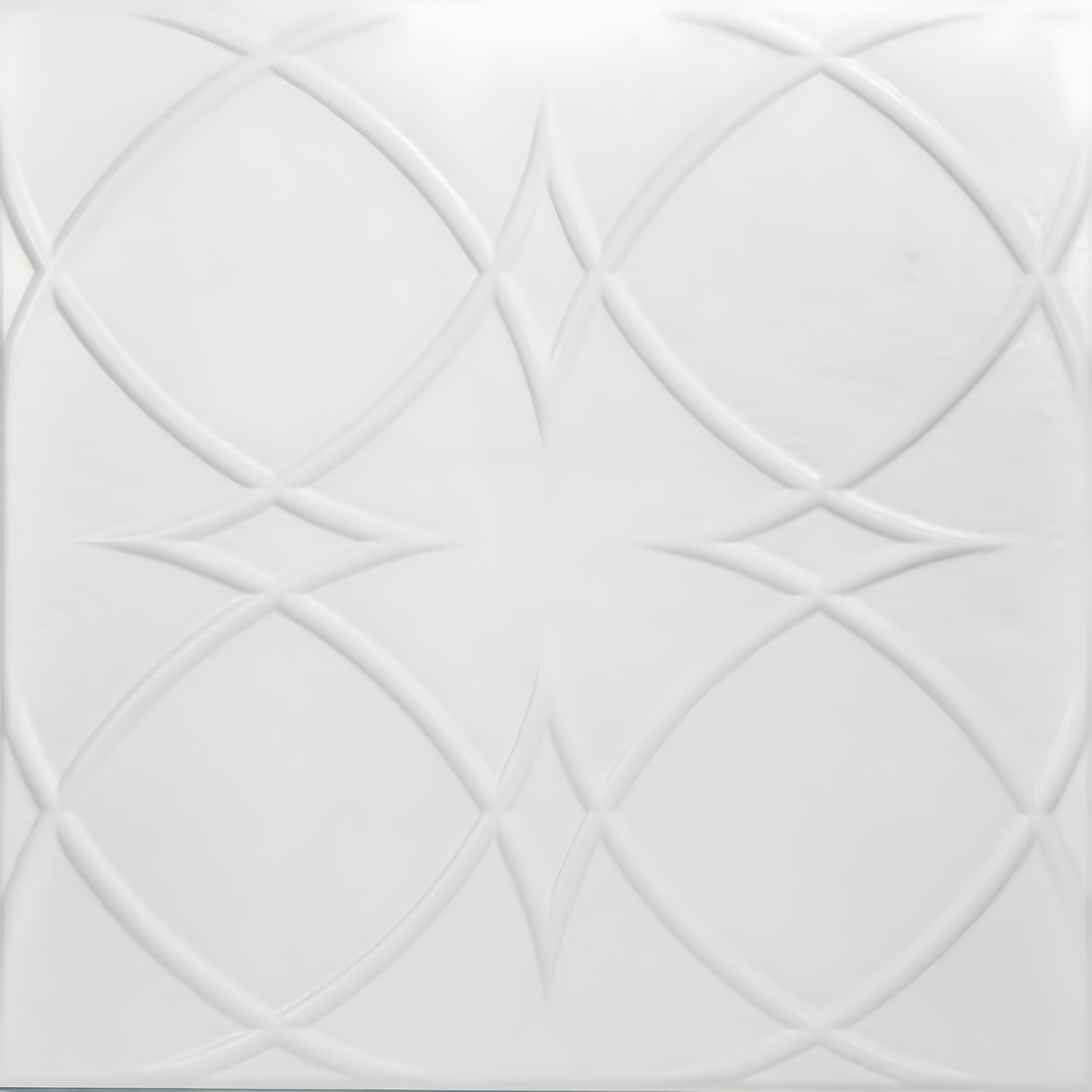 A La Maison Ceilings Circles and Stars 1.6 ft. x 1.6 ft. Polystyrene Glue-up Ceiling Tile (Set of 48)