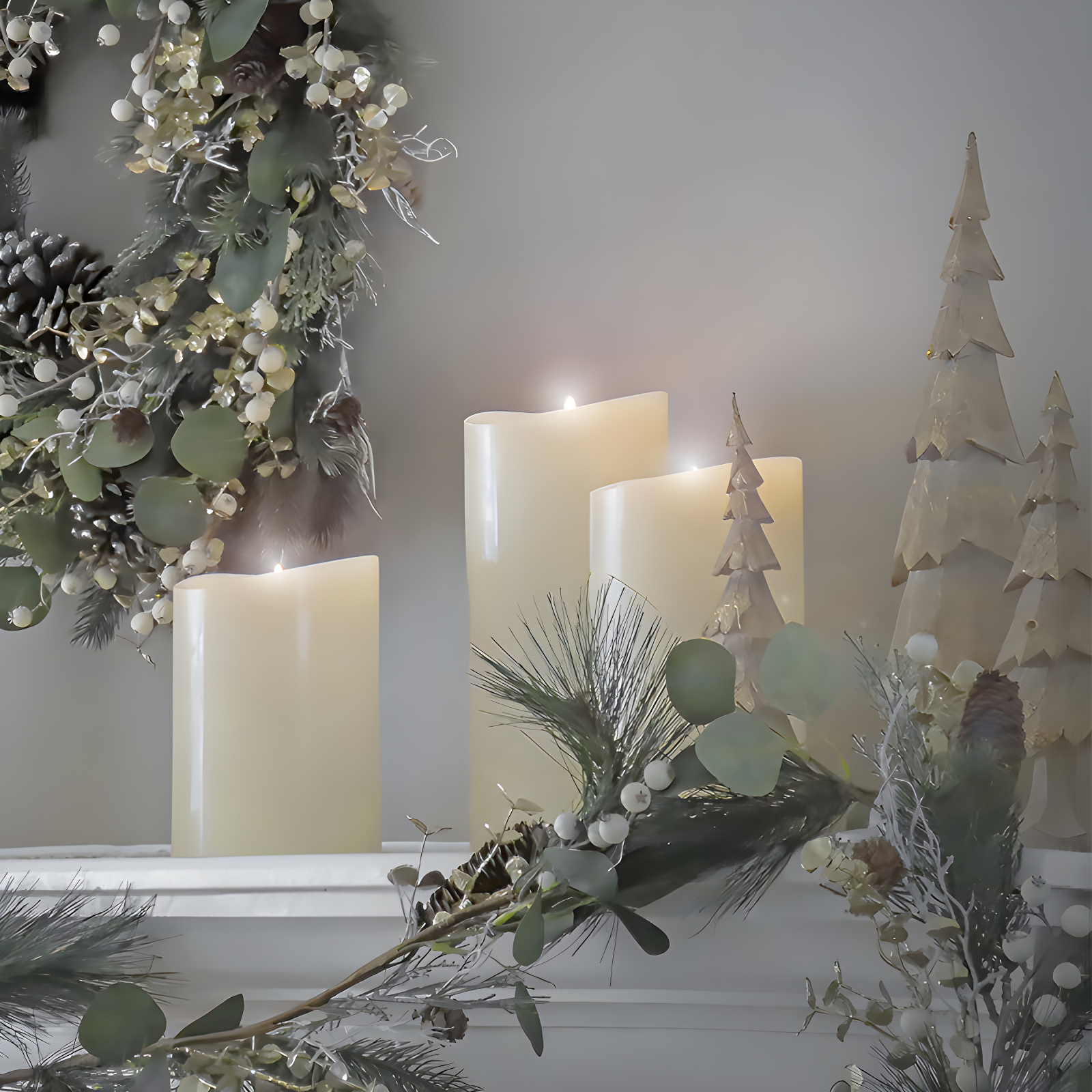 HGTV Home Collection Georgetown Pillar Flameless Candle & Reviews | Wayfair