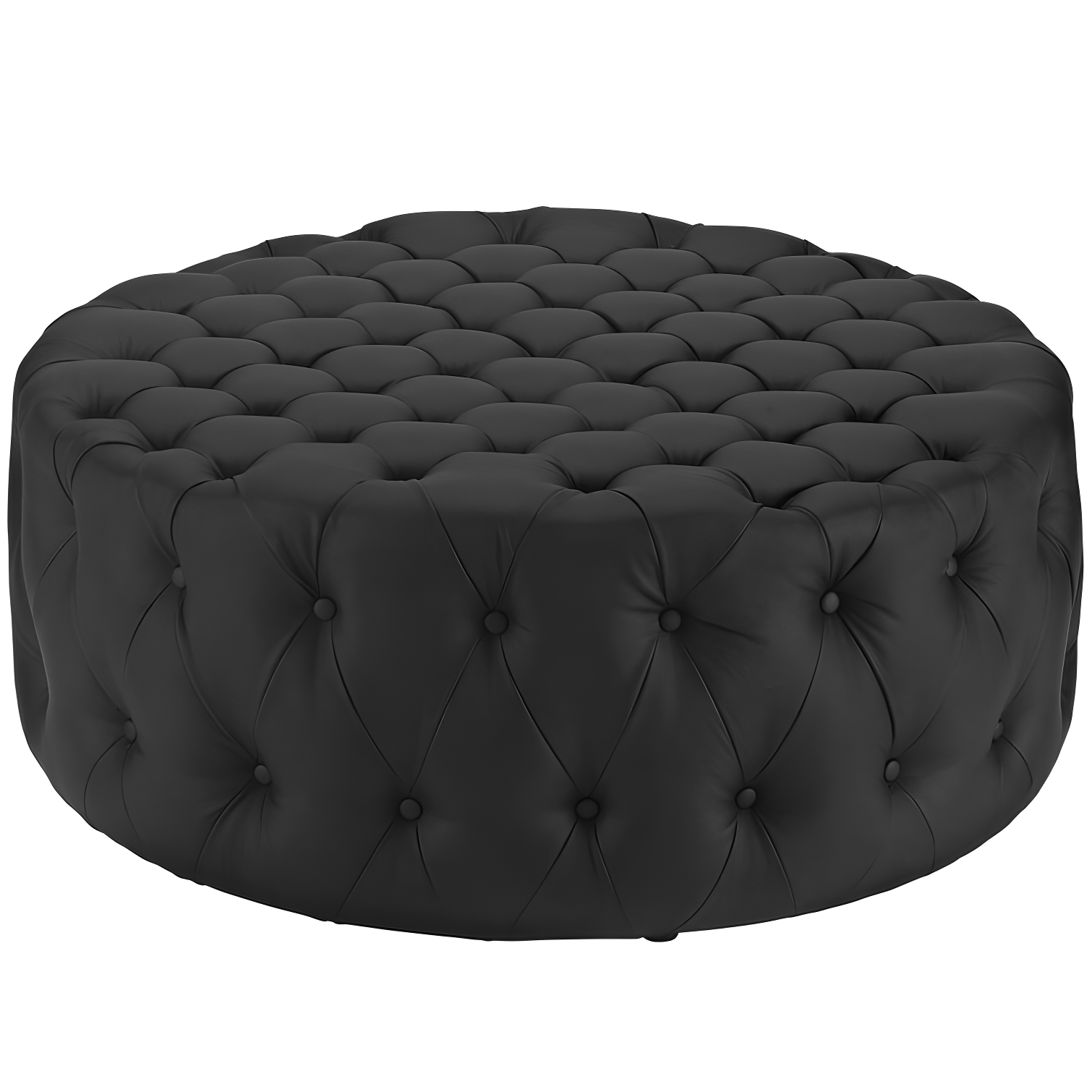 Modway Copper Grove Harrison Blue Amour Fabric Ottoman