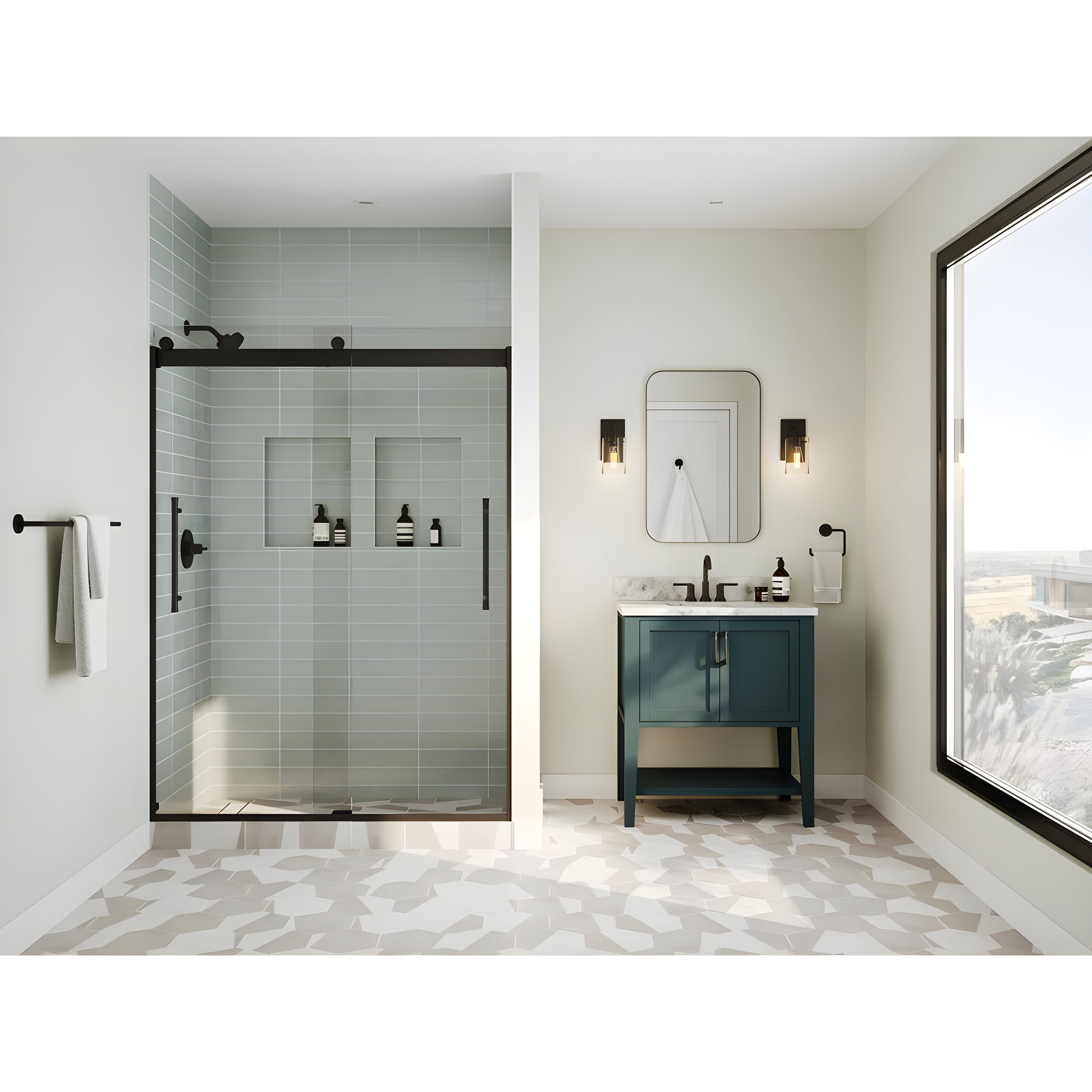 Trinsic Wall Mount Single Post Toilet Paper Holder Bath Hardware Accessory