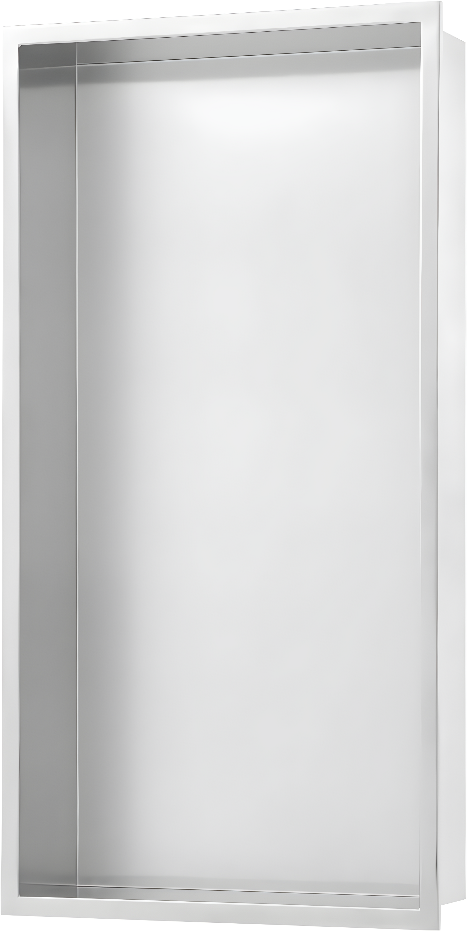 Voltaire 12" x 24" Stainless Steel Single Shelf Wall Niche