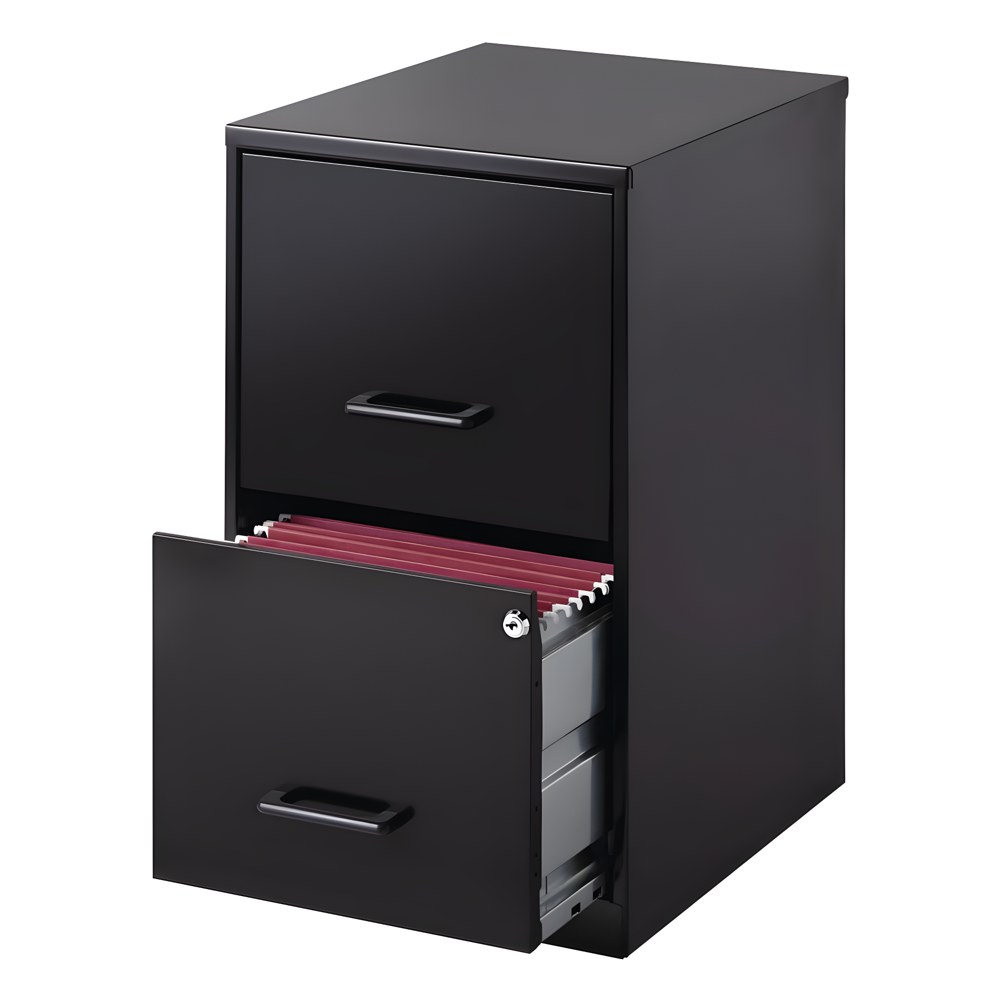 Lorell Soho 14.3'' Wide 2 -Drawer Steel File Cabinet