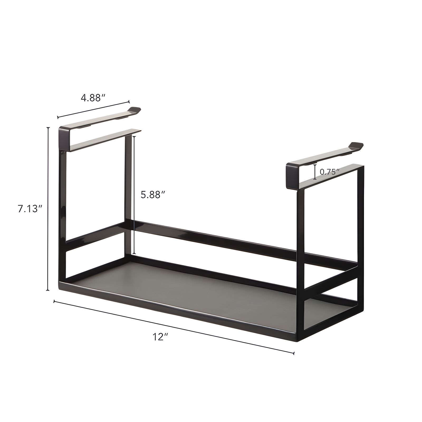 Yamazaki Home Yamazaki Home Under Shelf Spice Rack And Organizer For Kitchen Cabinets, Steel, Undershelf
