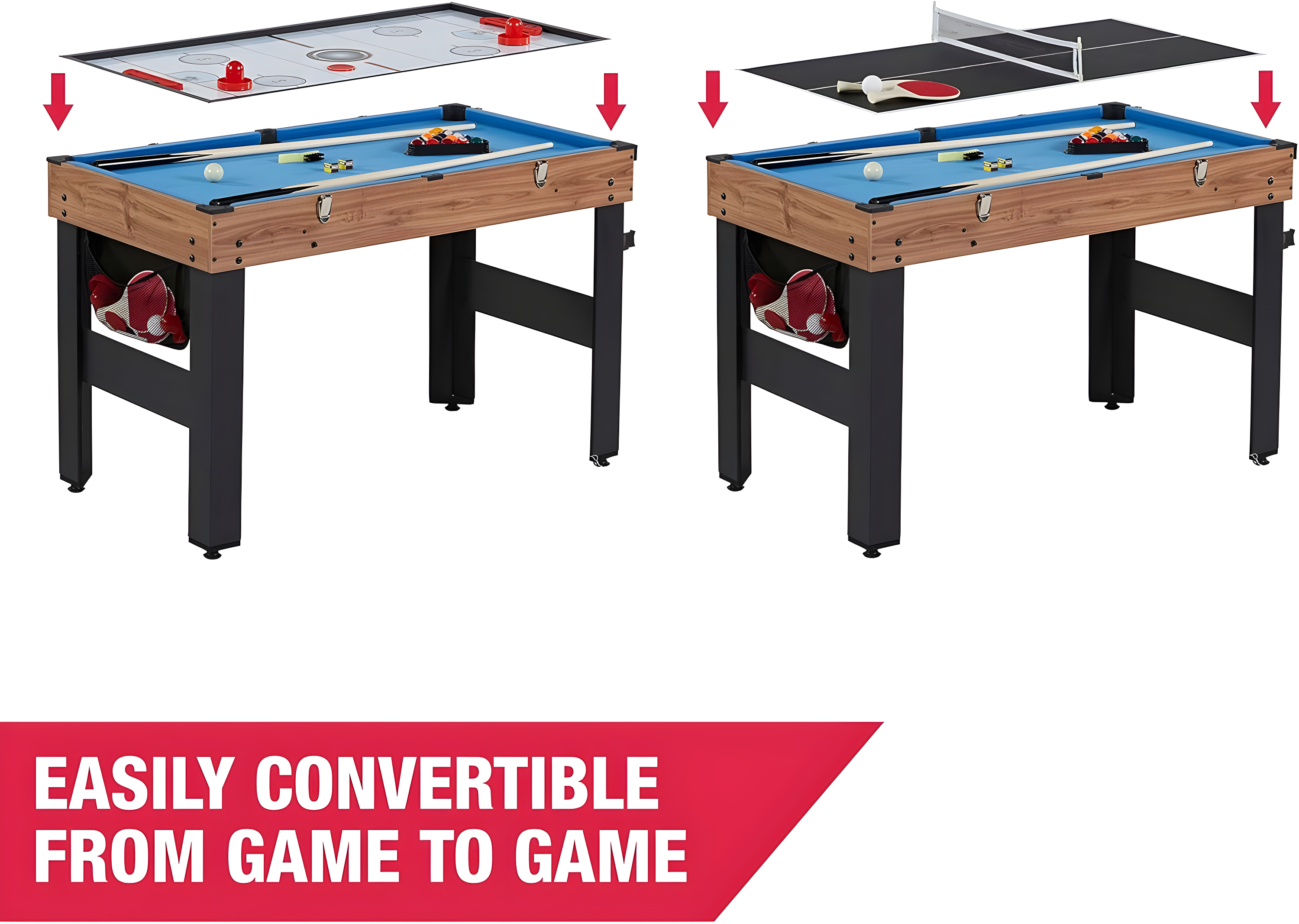 MD Sports 5 Game 48.5" Multi Game Table